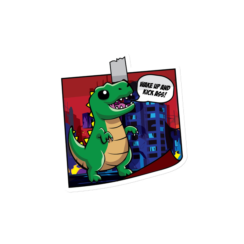 Wake Up & Kick A Affirmation Magnet