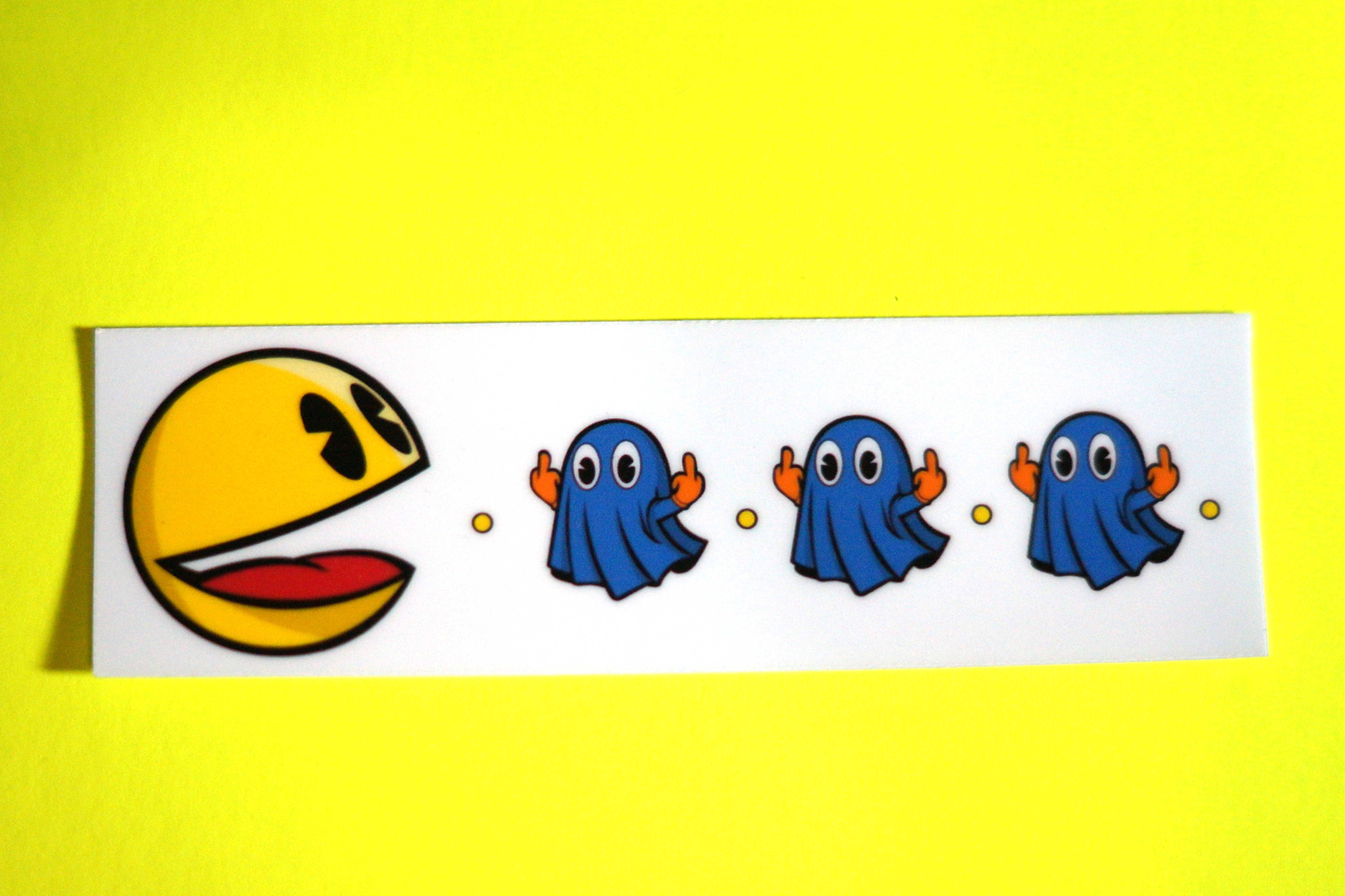 Revenge of the Ghost Pac Man Sticker