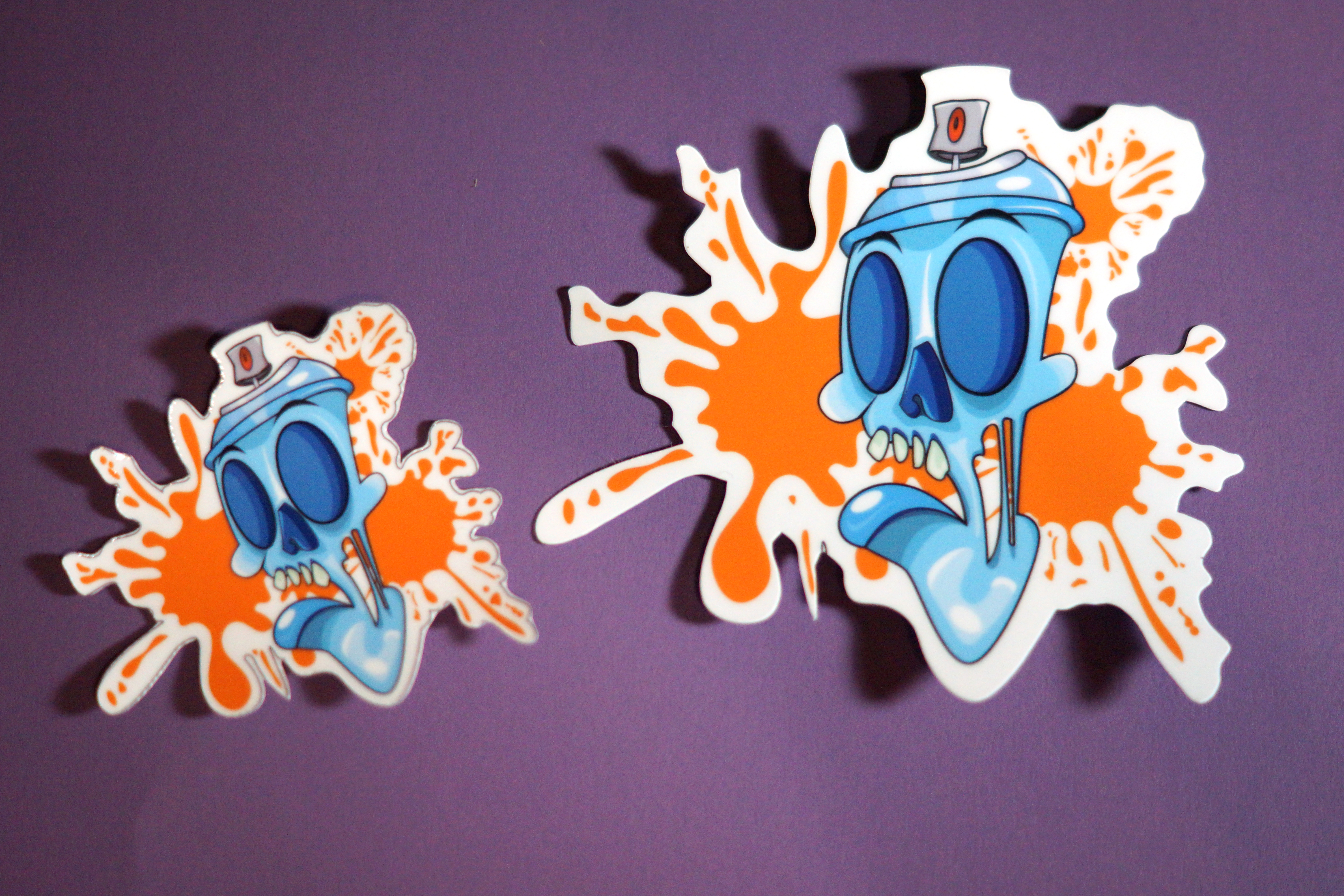 Zombie Spray Can Sticker