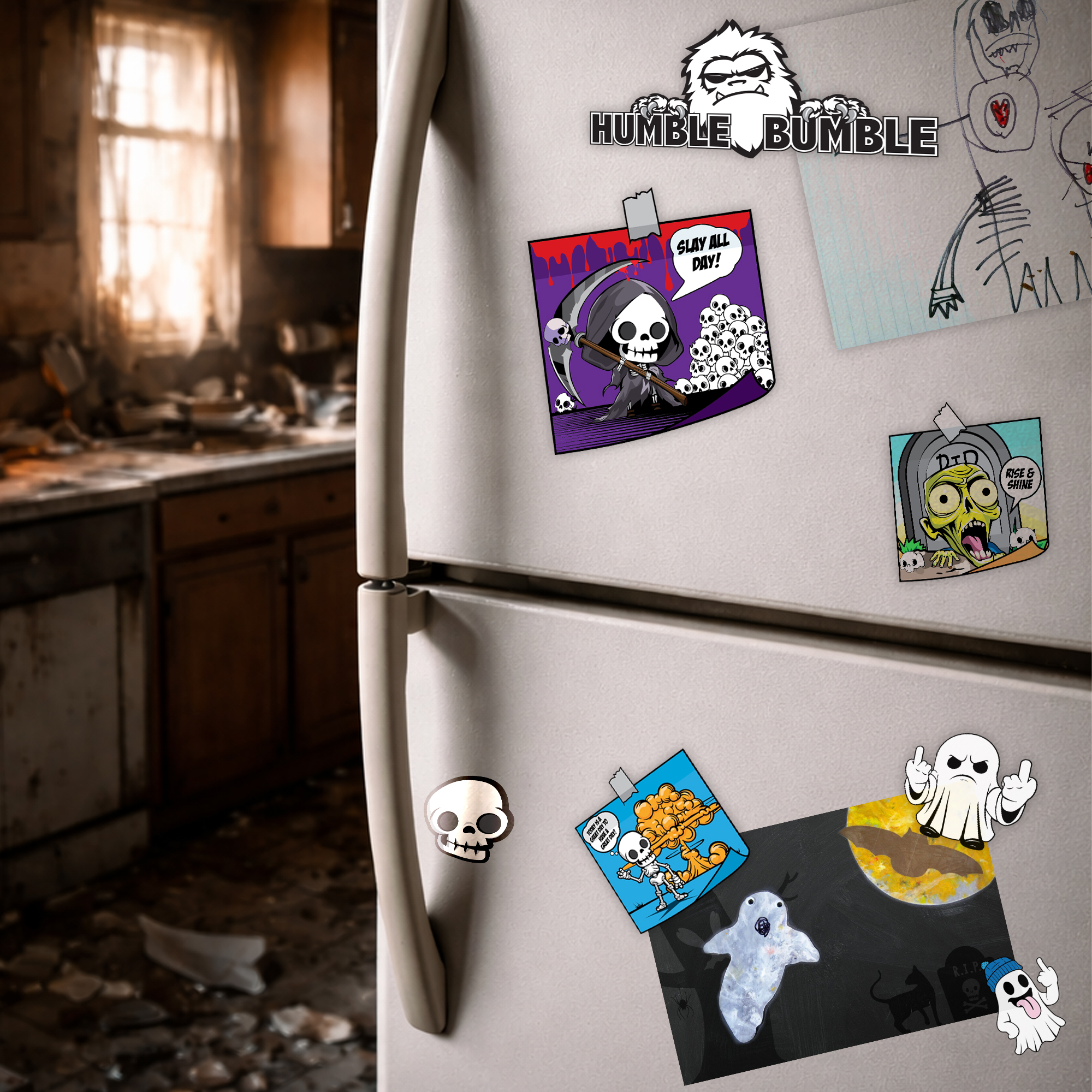 Slay All Day Affirmation Magnet