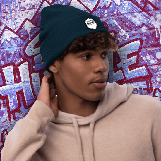 Humble Bumble Yeti Ribbed Knit Beanie