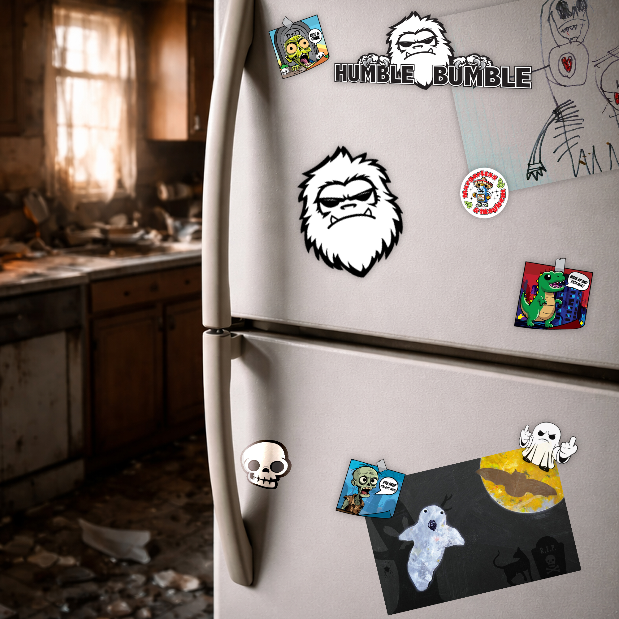 Humble Bumble Yeti Magnet