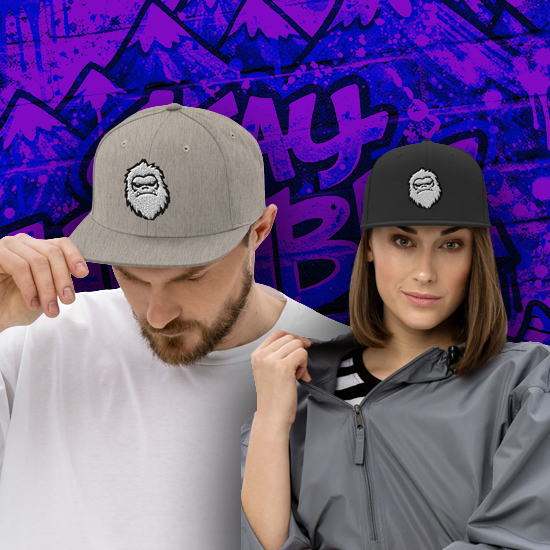 Humble Bumble Yeti Snapback Hat