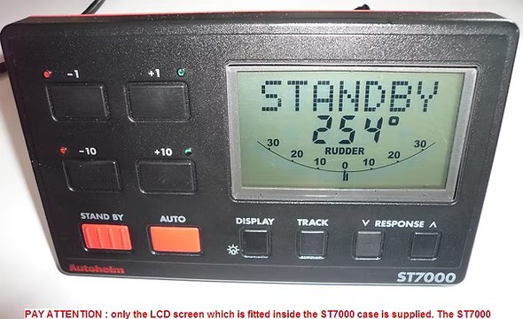 Dalle d'affichage LCD neuve pour Pupitre de commande de pilote Autohelm ST7000