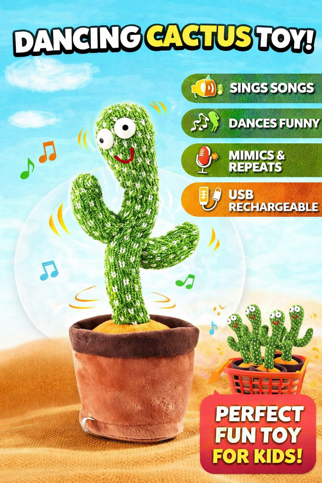 Dancing Cactus Toy