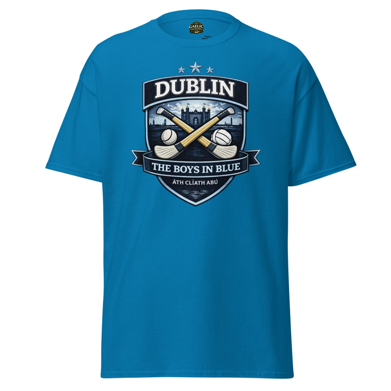 Dublin 'Boys in Blue' T-Shirt – Dublin GAA-Inspired Gaelic Football & Hurling Tee
