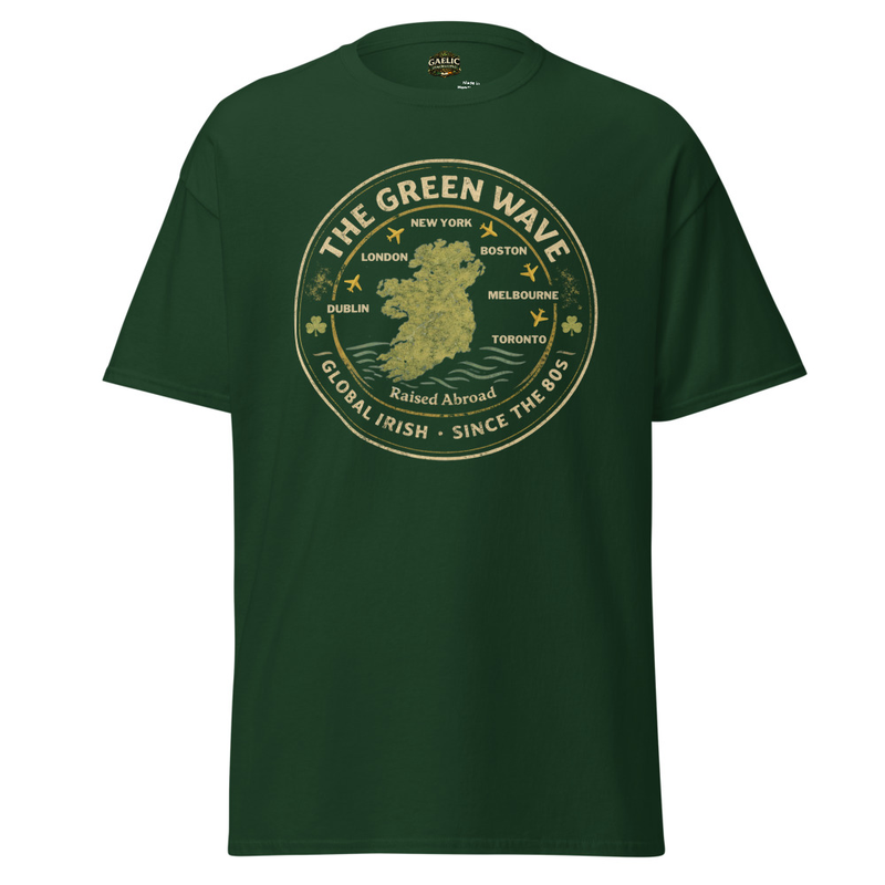 The Green Wave Global Irish Unisex T-shirt