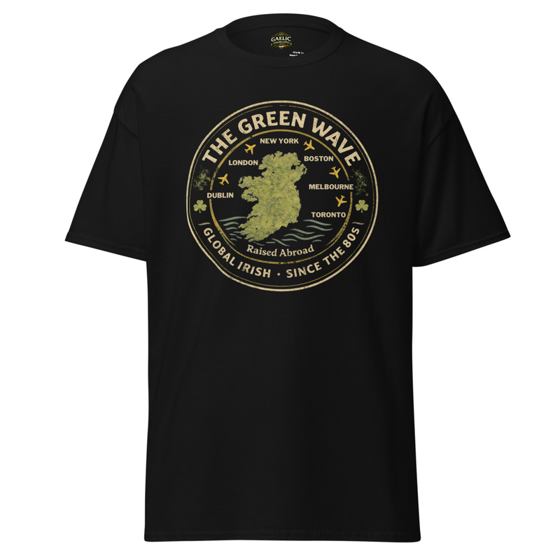 The Green Wave Global Irish Unisex T-shirt