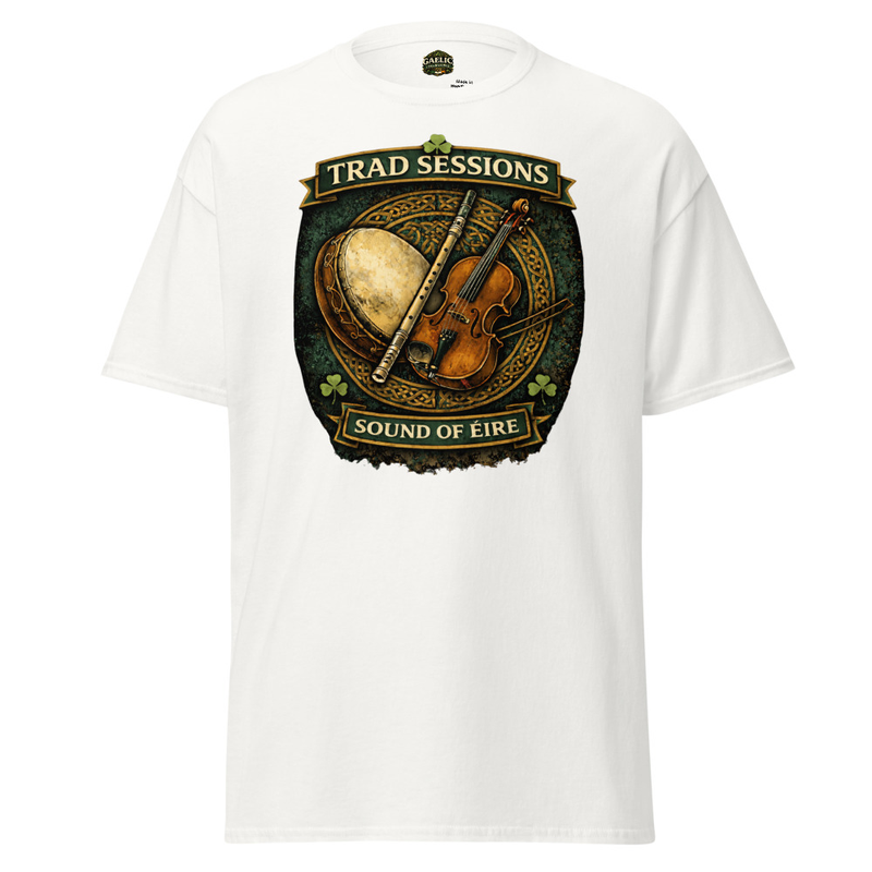 Trad Sessions – Sound of Éire Irish Music T-Shirt | Celtic Folk Tee