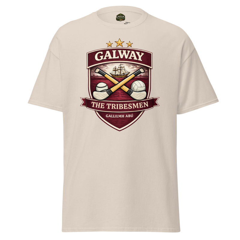 Galway The Tribesmen T-Shirt – Galway GAA-Inspired Gaelic Football & Hurling Tee