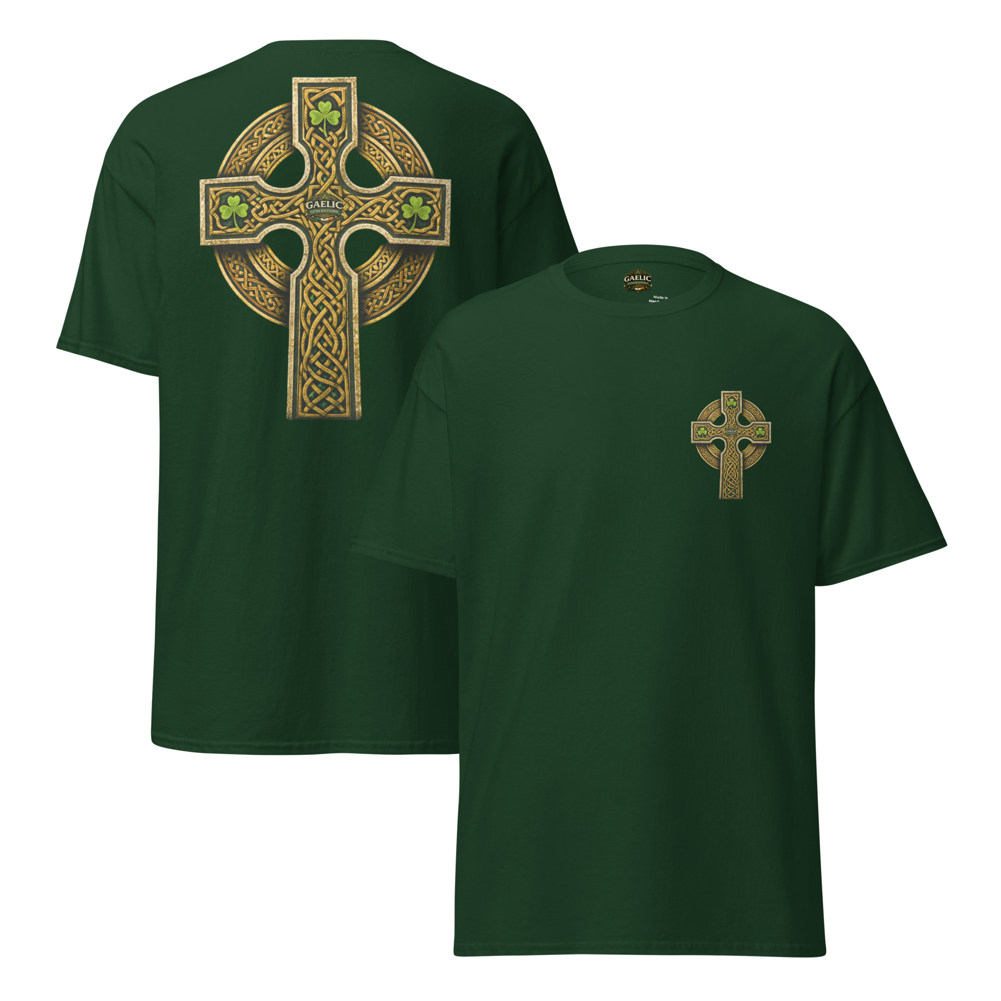 Celtic Cross Irish Design Heritage Unisex T-Shirt 