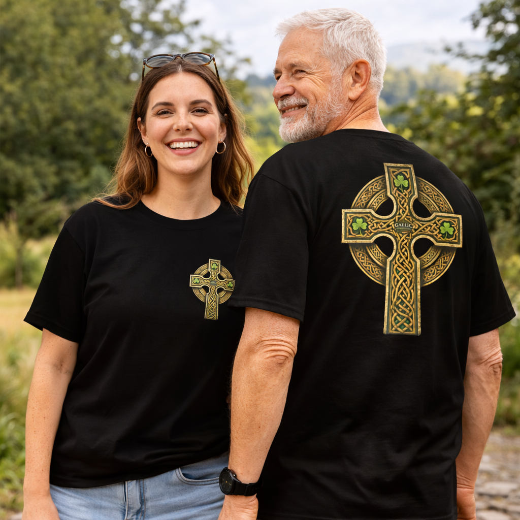 Celtic Cross Irish Design Heritage Unisex T-Shirt 