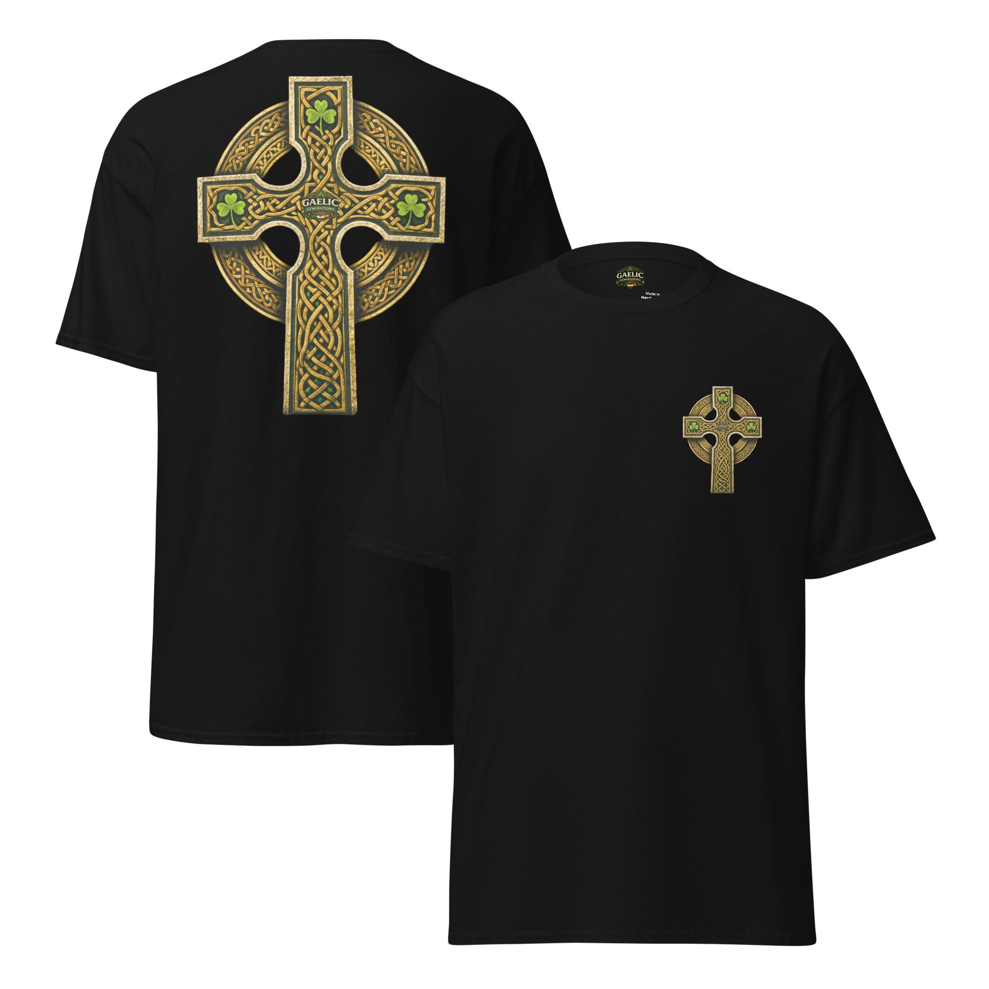 Celtic Cross Irish Design Heritage Unisex T-Shirt 
