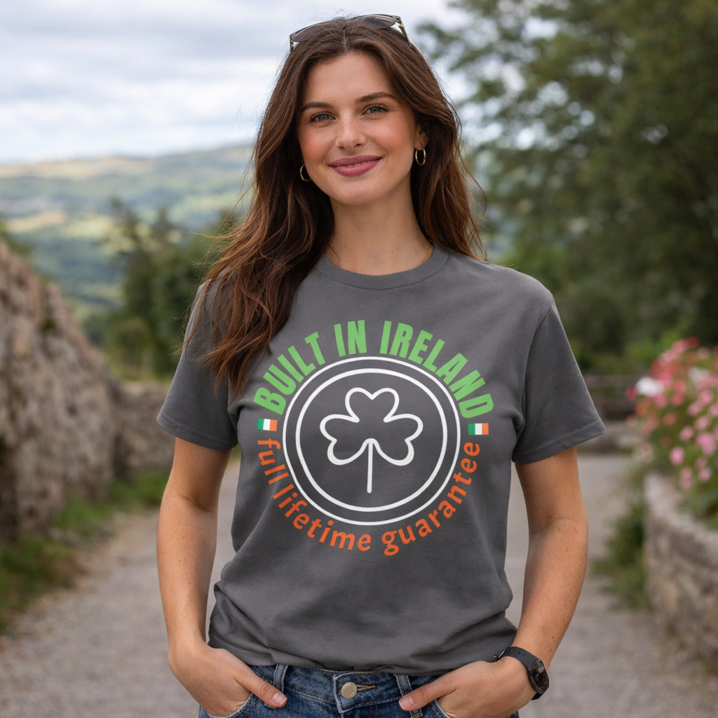 Built in Ireland Shamrock Tee – Irish Pride Unisex T-Shirt