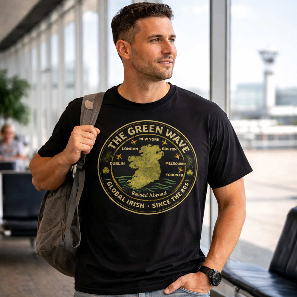 The Green Wave Global Irish Unisex T-shirt