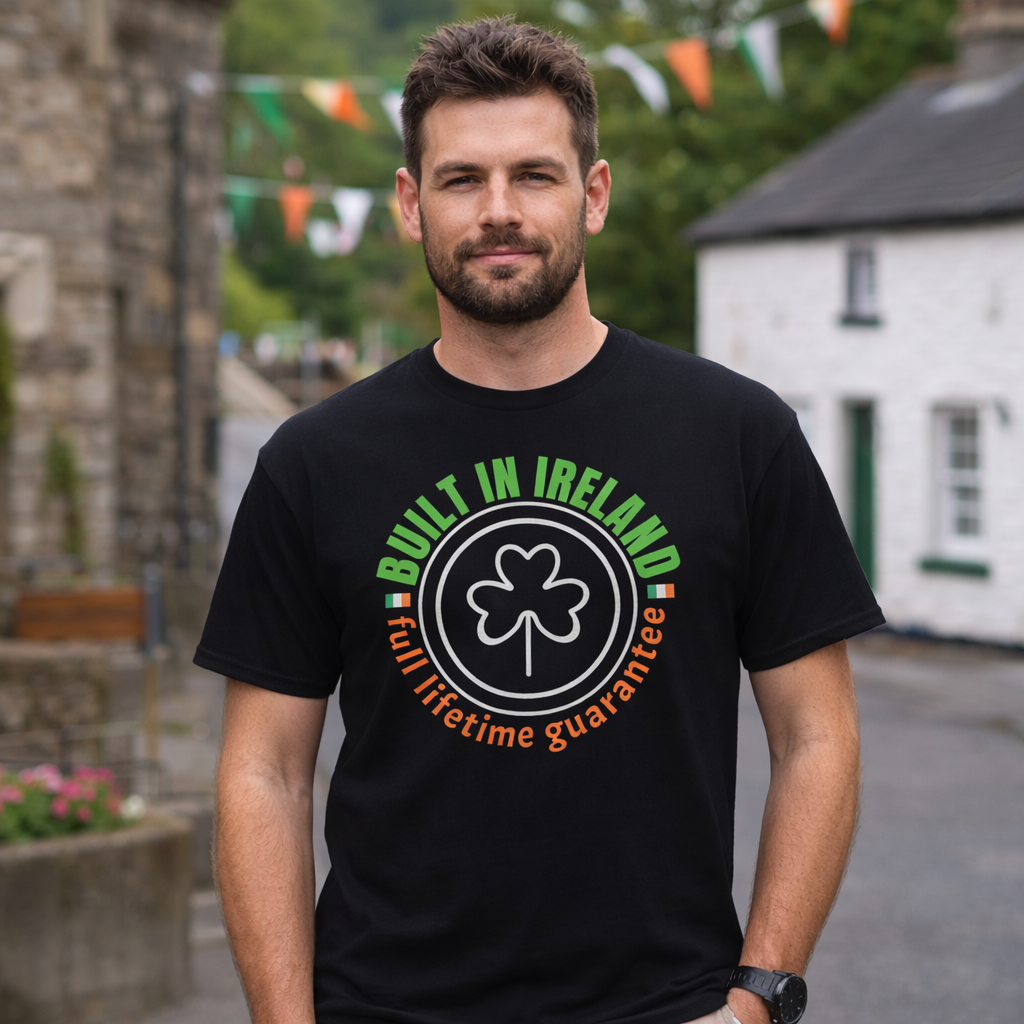 Built in Ireland Shamrock Tee – Irish Pride Unisex T-Shirt