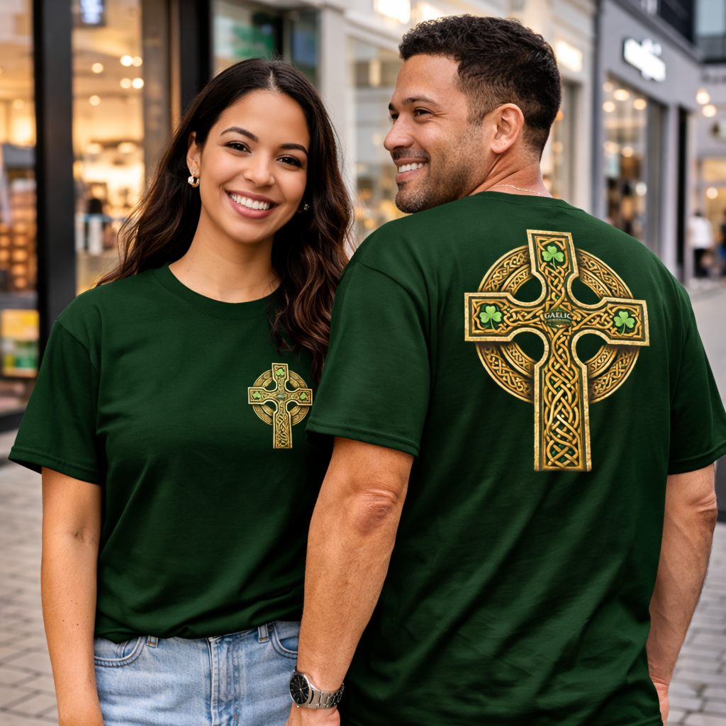Celtic Cross Irish Design Heritage Unisex T-Shirt 