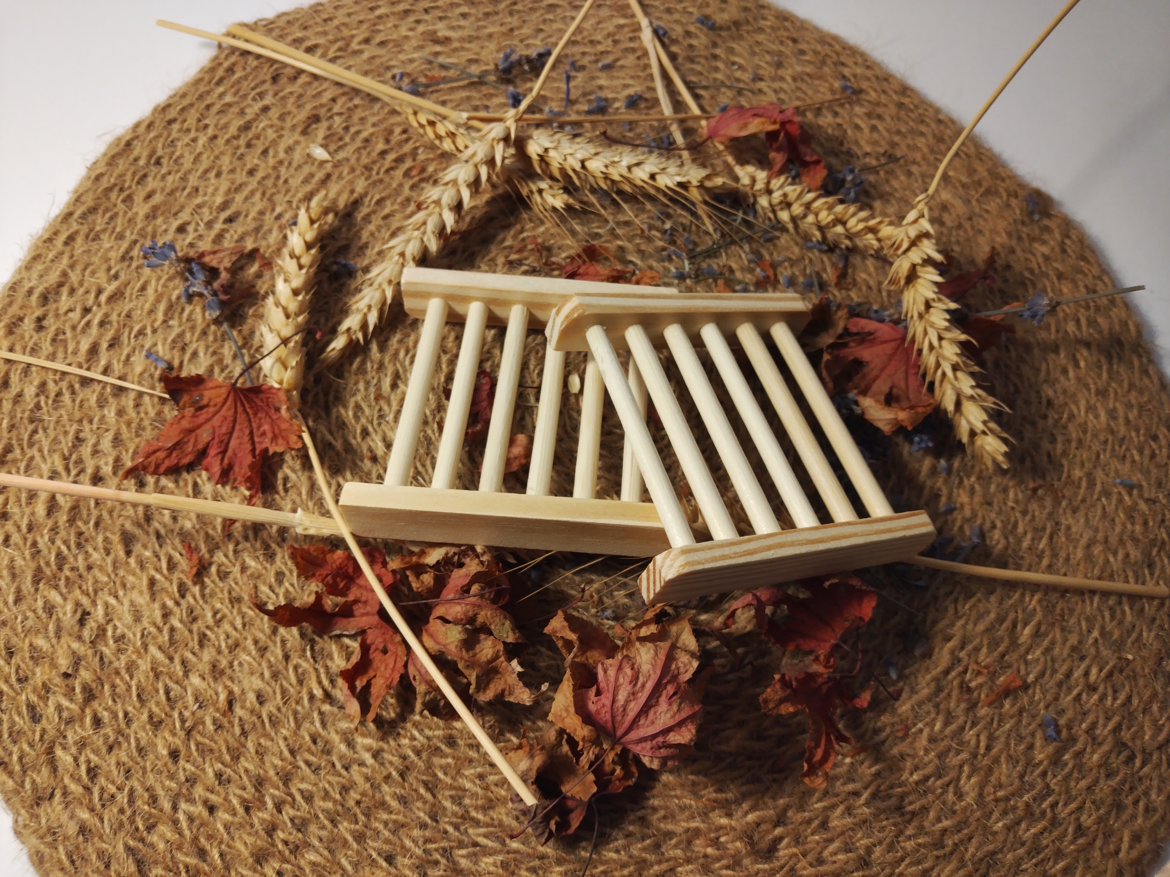 Porte-savon en bambou