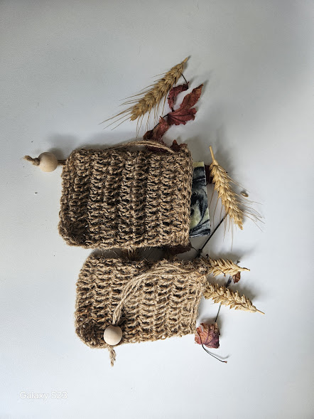 Pochette Sauve Savon en Fibres Naturelles