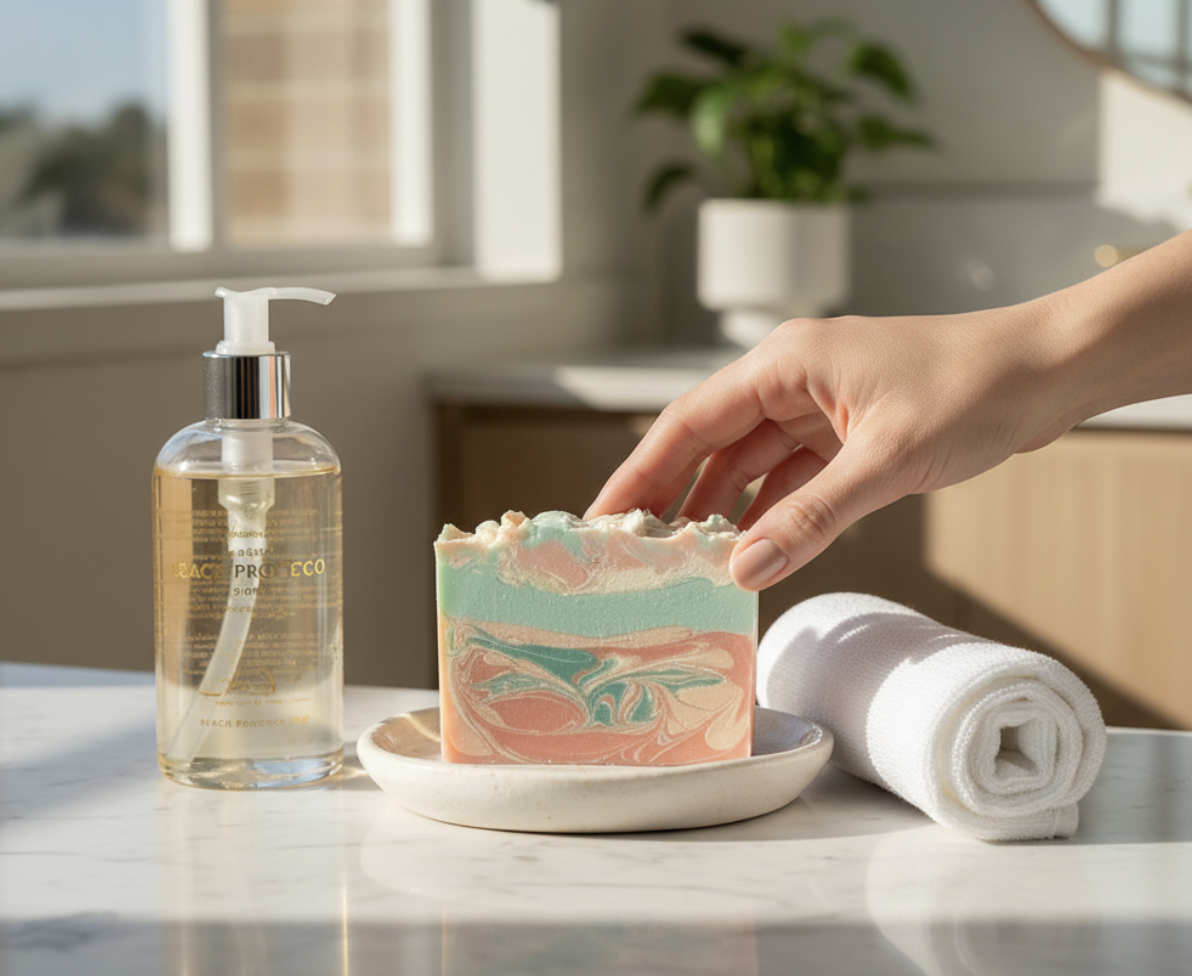 Peach Prosecco Artisan Moisturizing Soap Bar