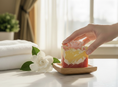 Gardenia Lily Floral Artisan Soap