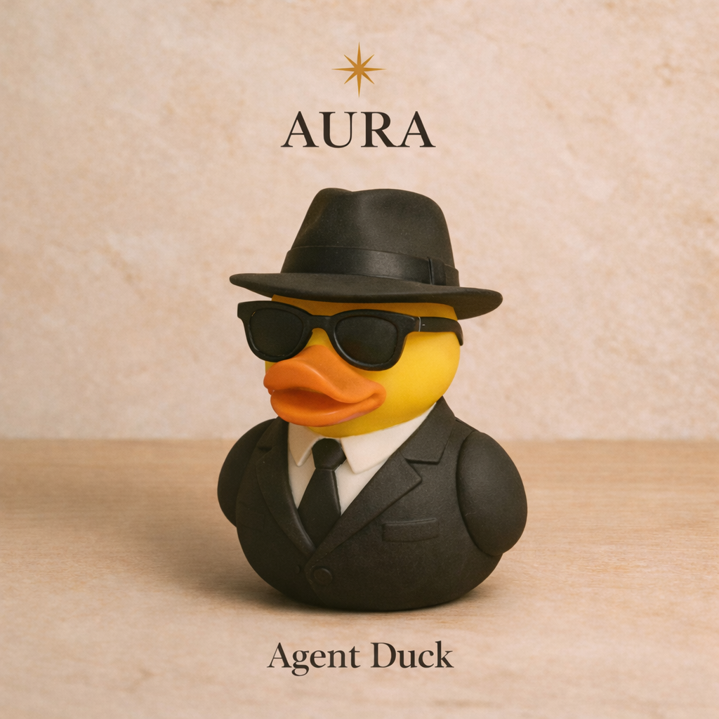 Agent Duck Figurine