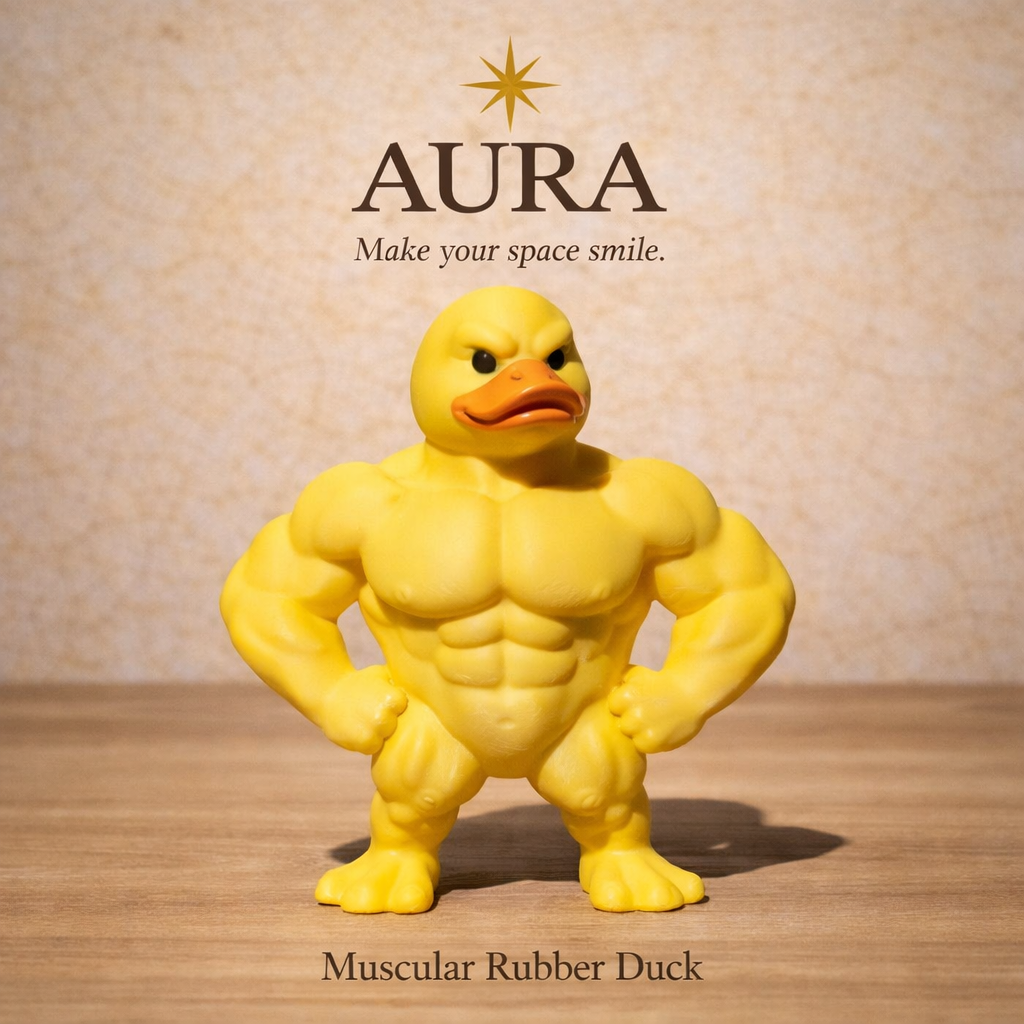 Muscular Rubber Duck