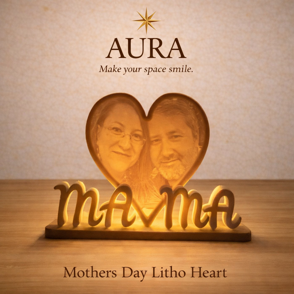 Mother's Day Litho Heart 
