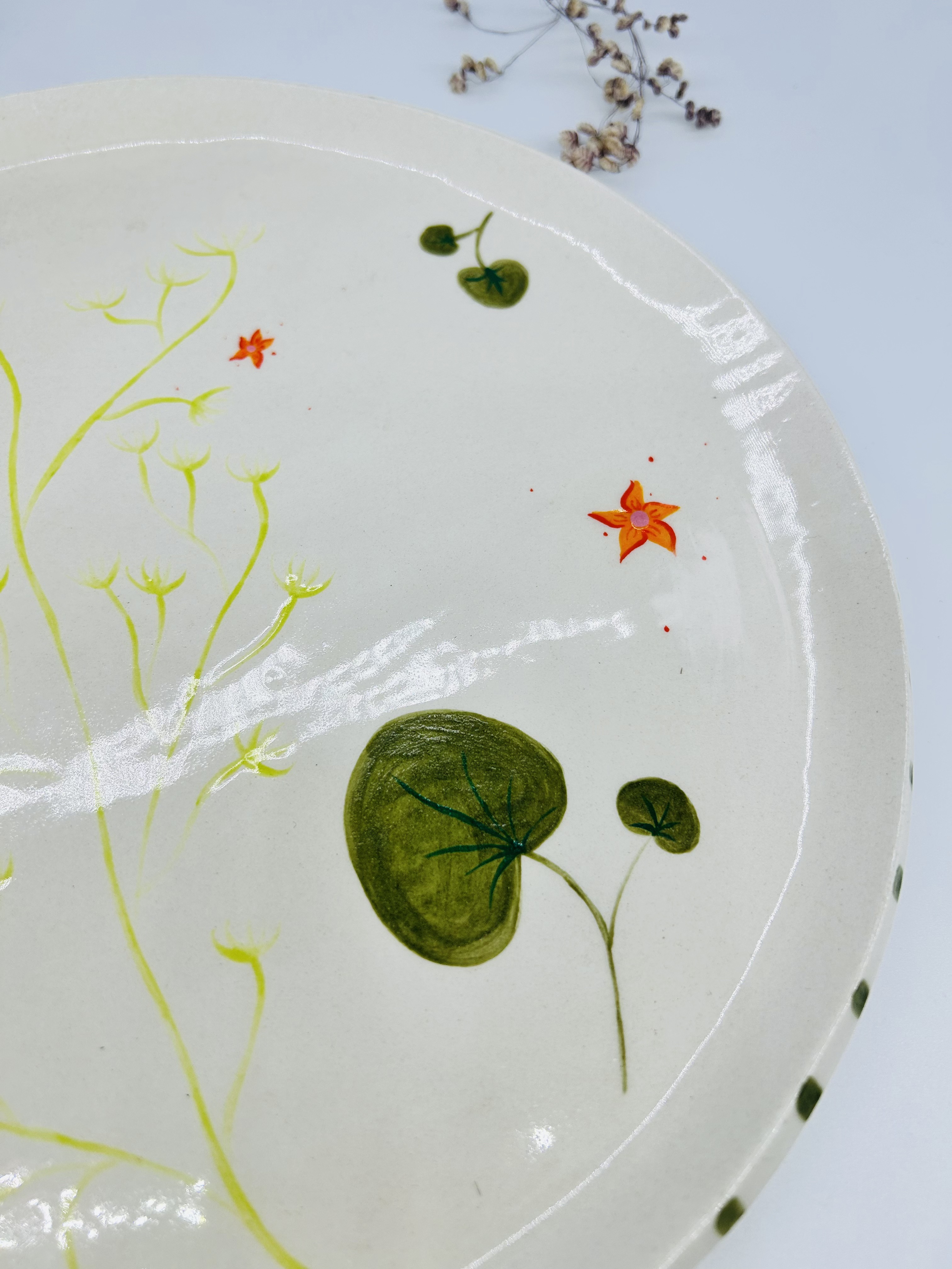 Lėkštė Vandens augalai