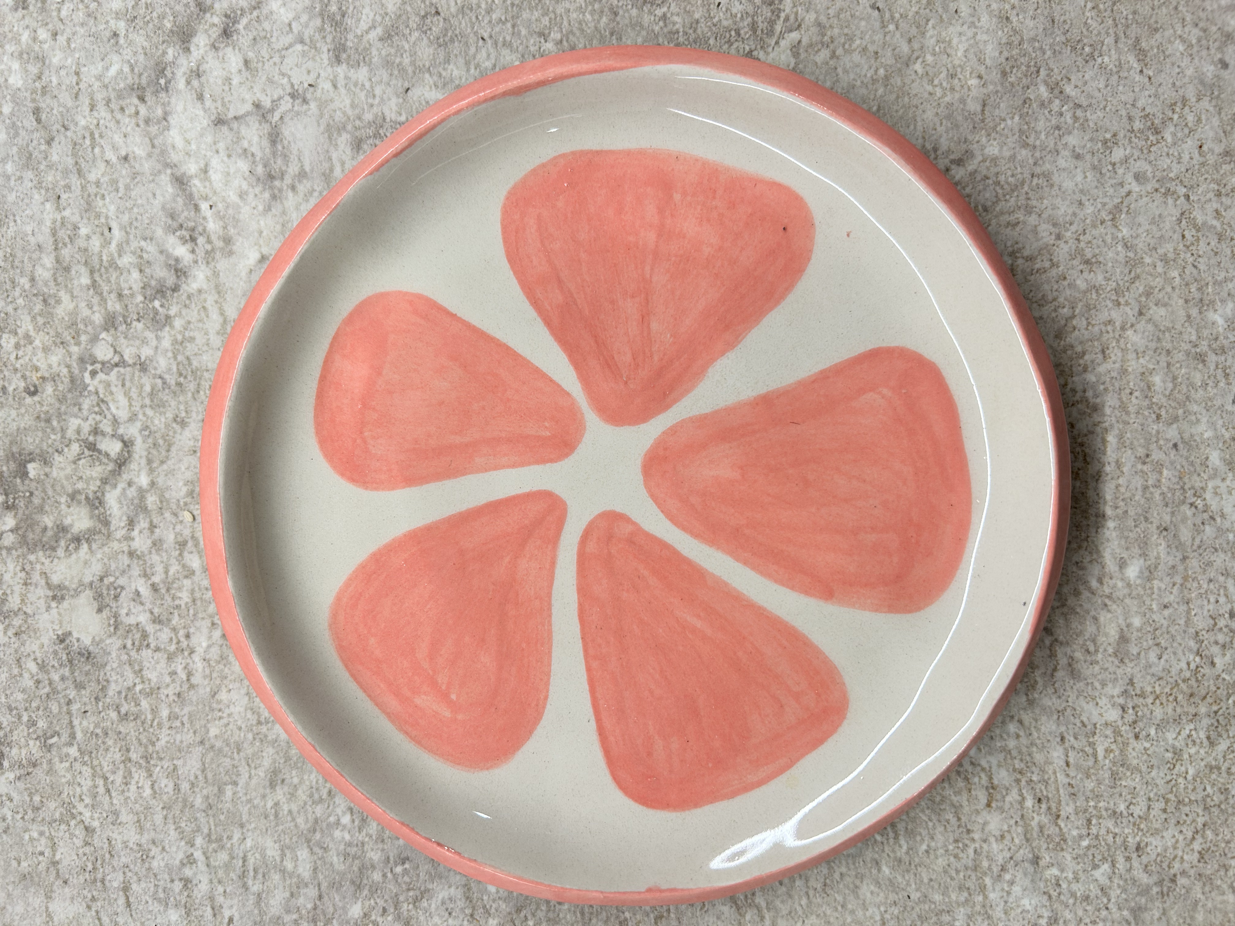 Lėkštė Greipfruto griežinėlis