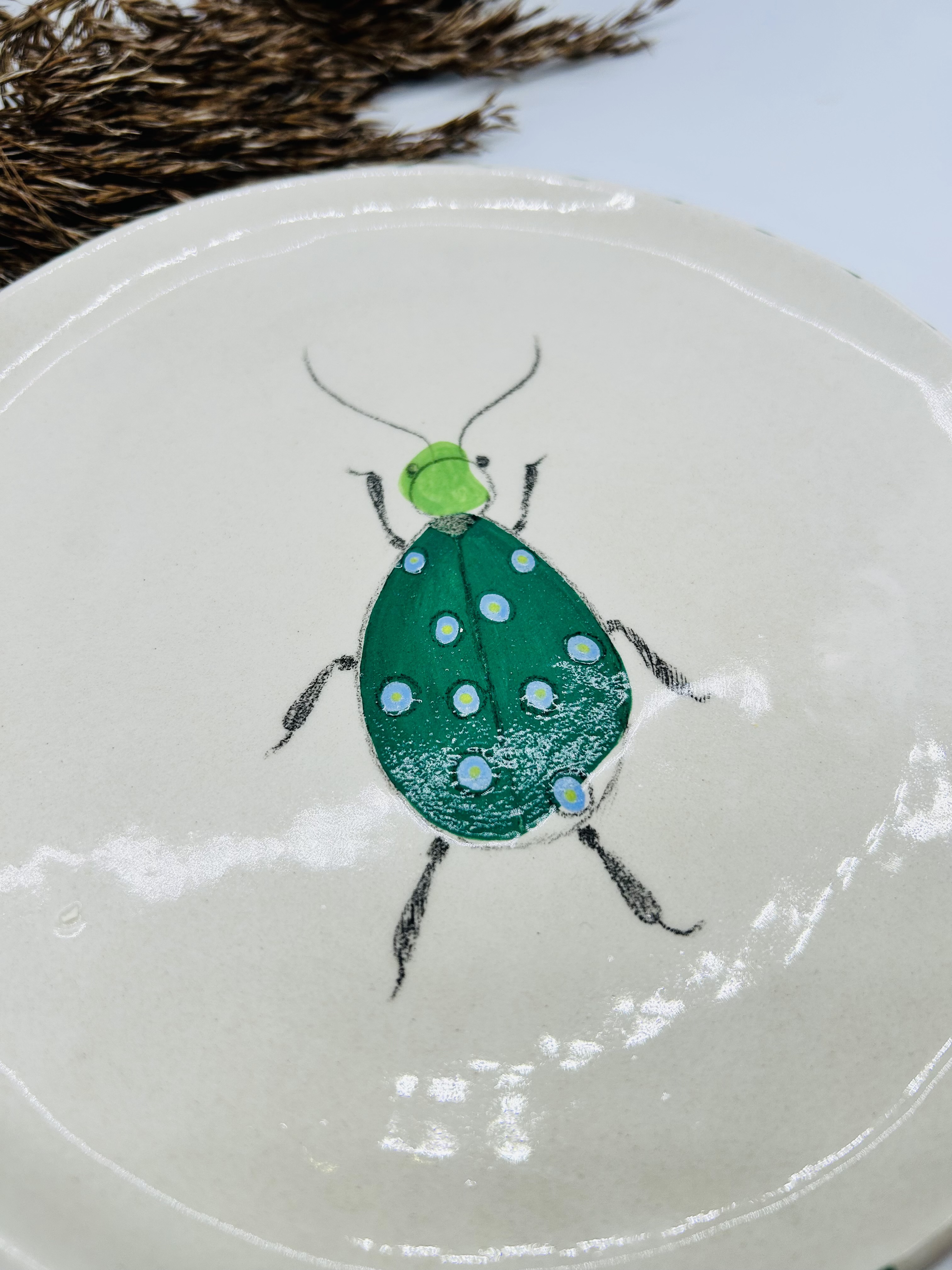 Lėkštė Žalias vabalas