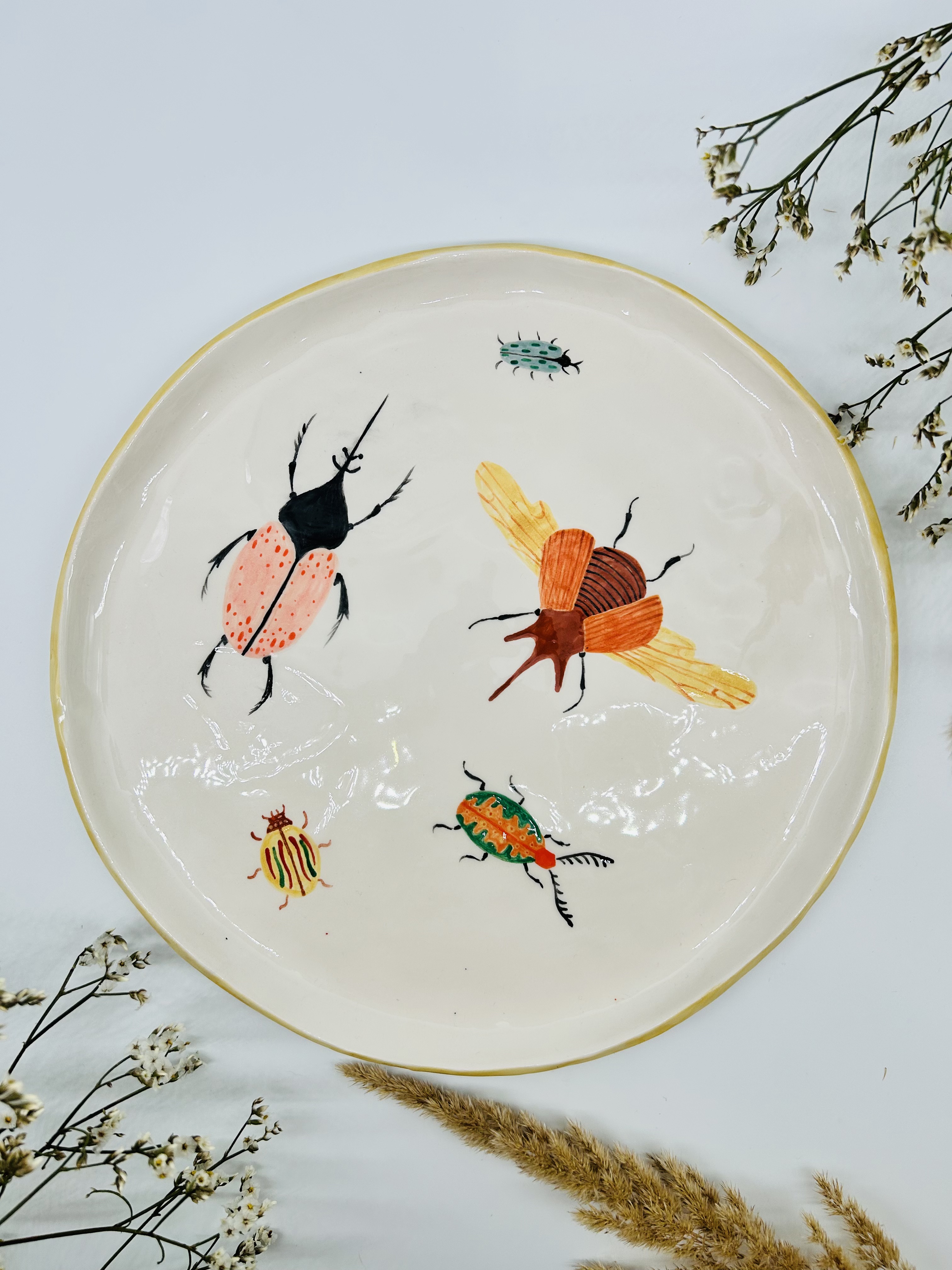 Lėkštė Spalvoti vabalai