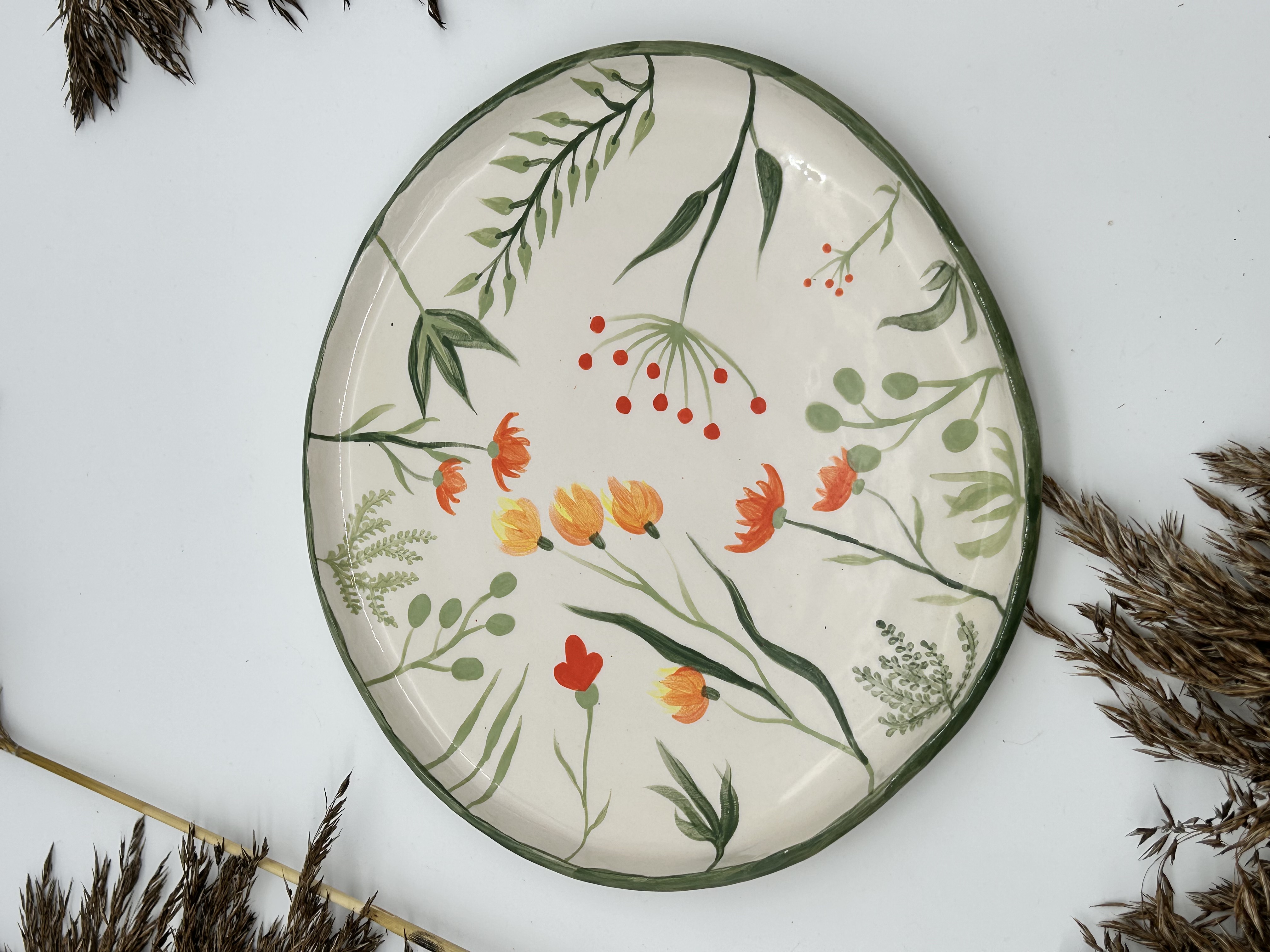 Lėkštė Vėjas pievoje