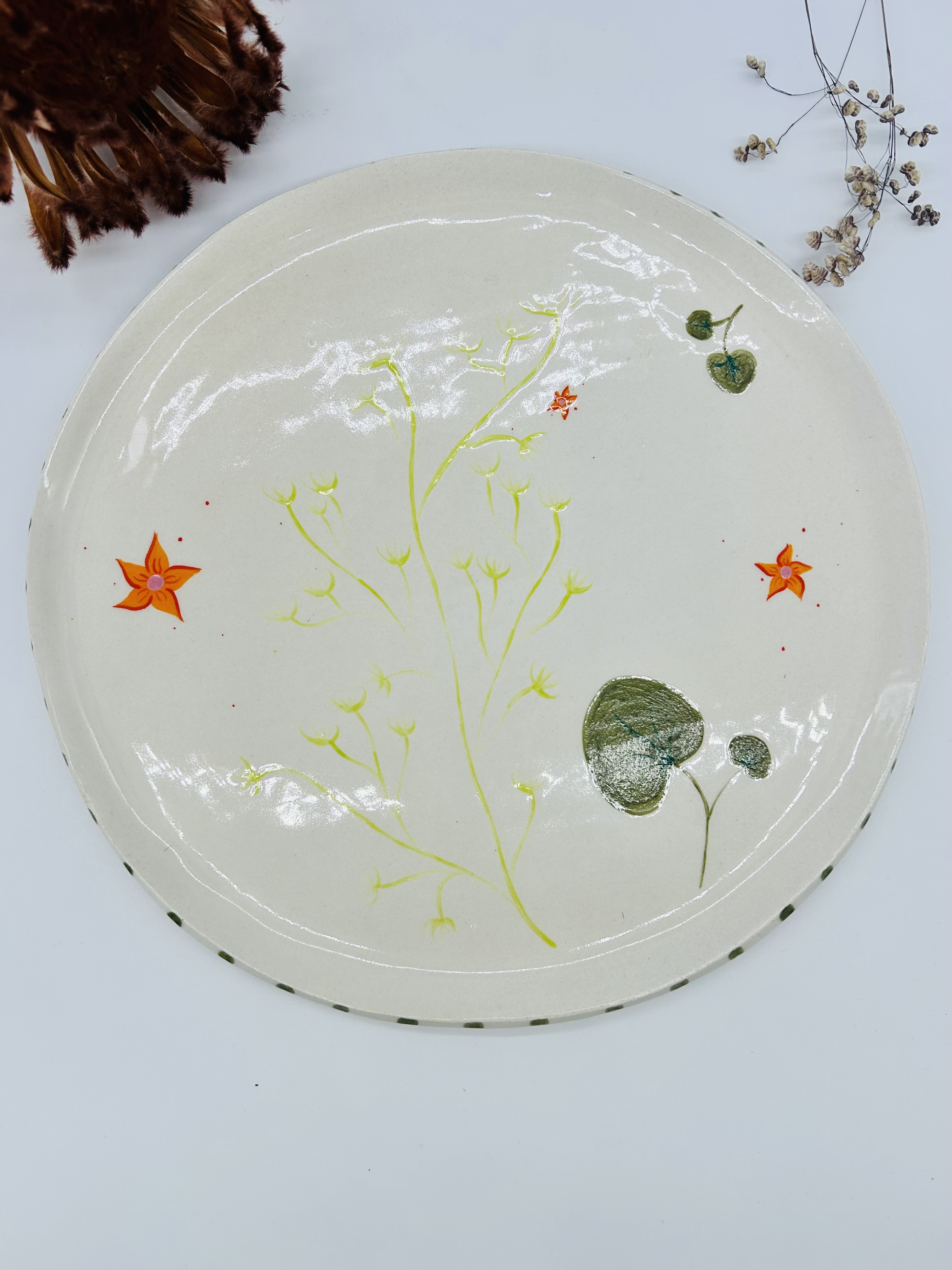 Lėkštė Vandens augalai