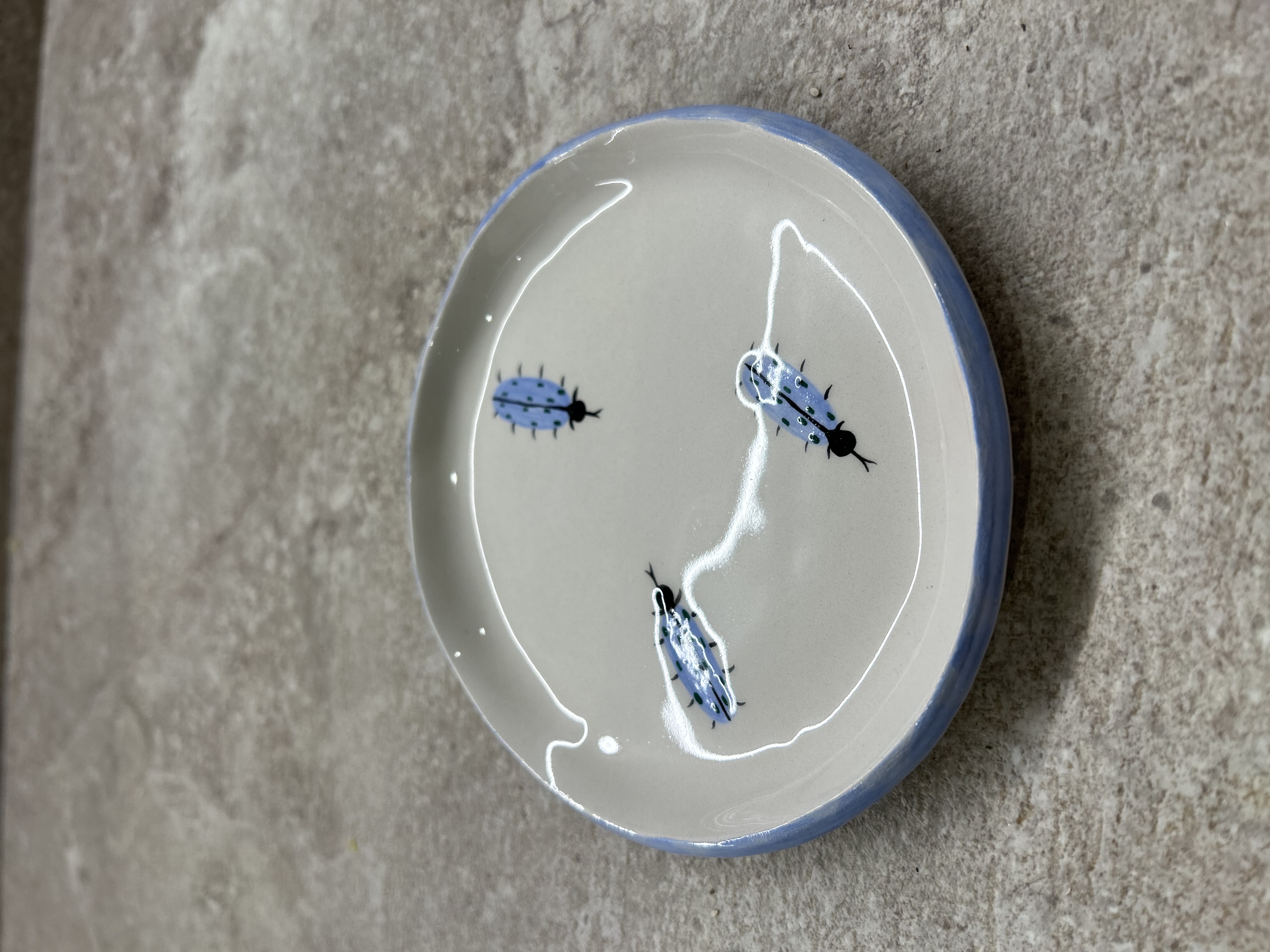 Lėkštė Spalvotas vabaliukas