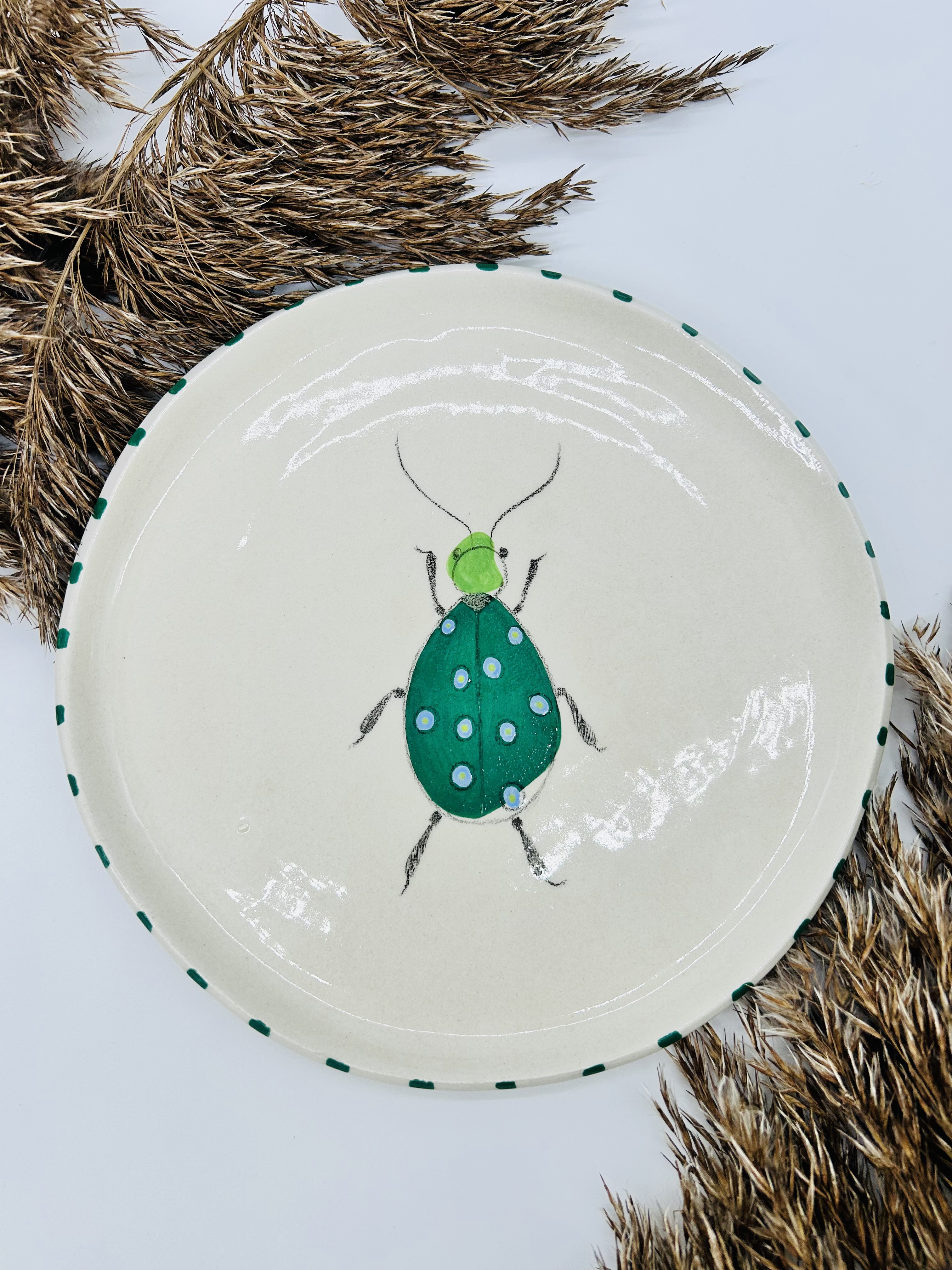 Lėkštė Žalias vabalas