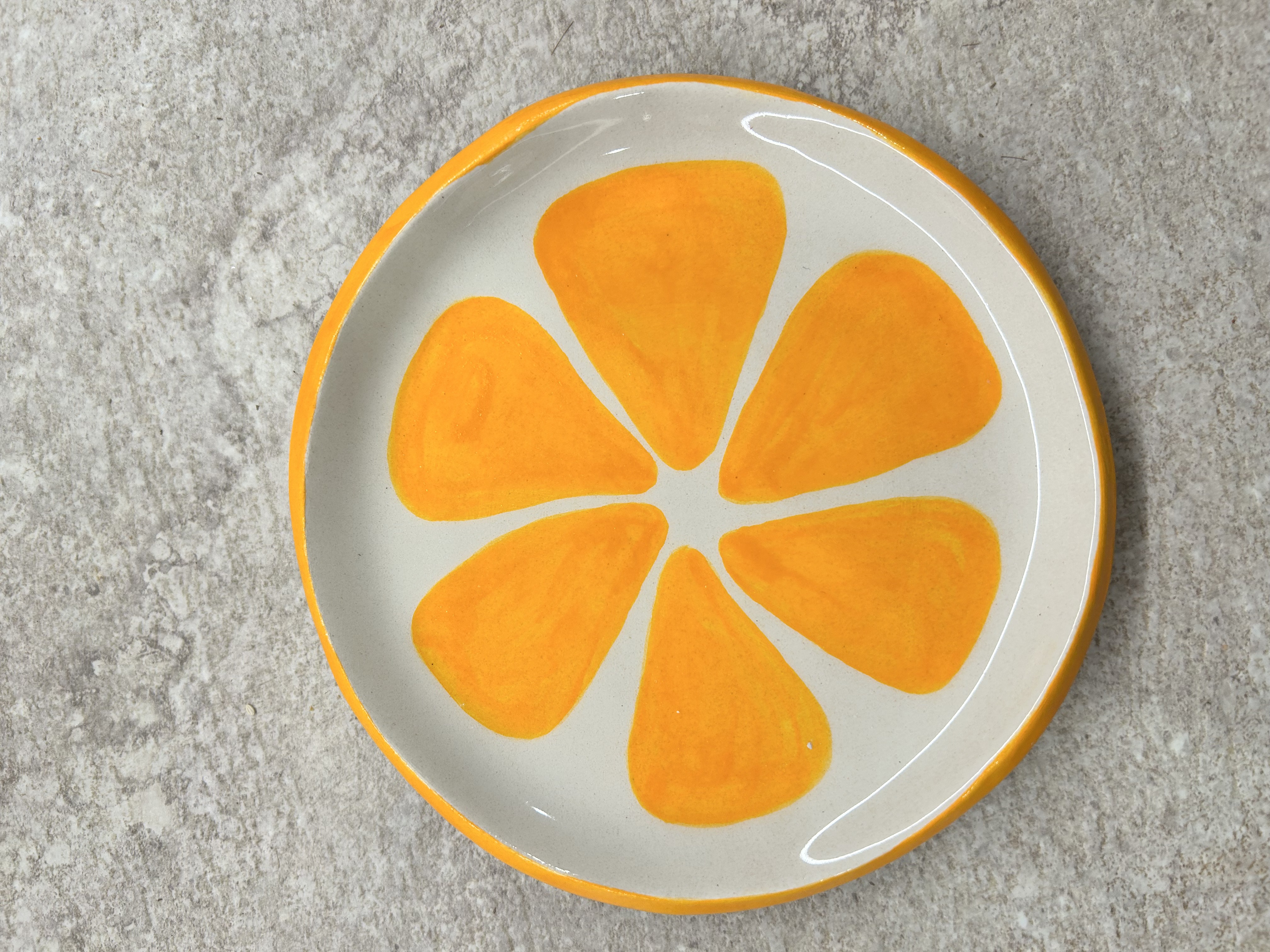 Lėkštė Apelsino griežinėlis