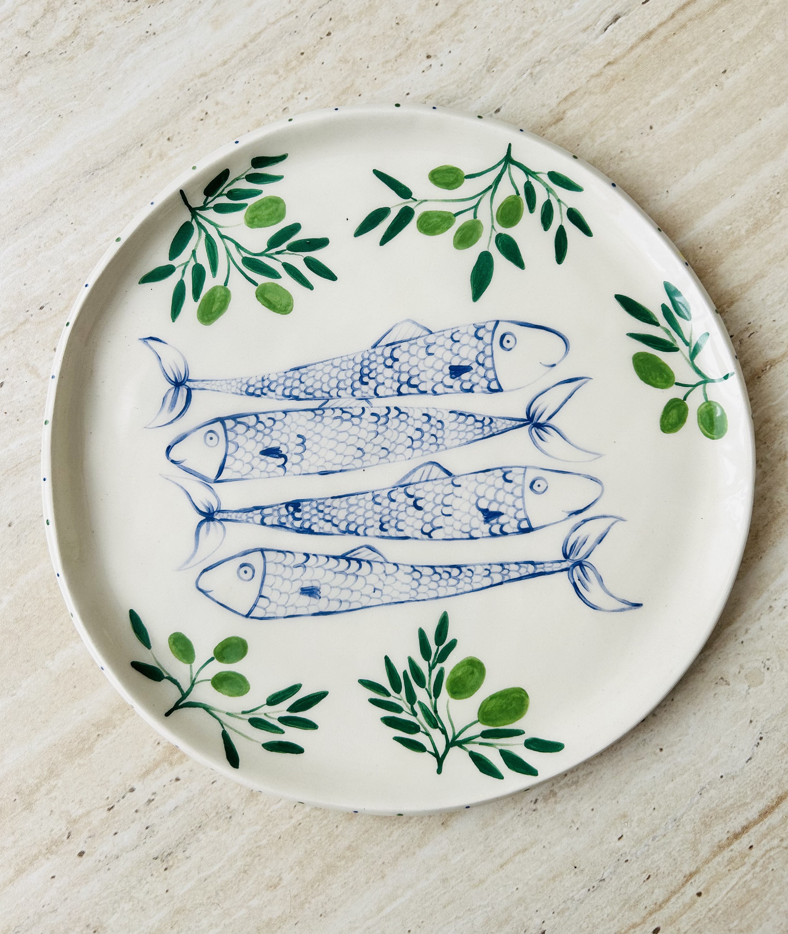 Lėkštė Viduržemio pakrantė