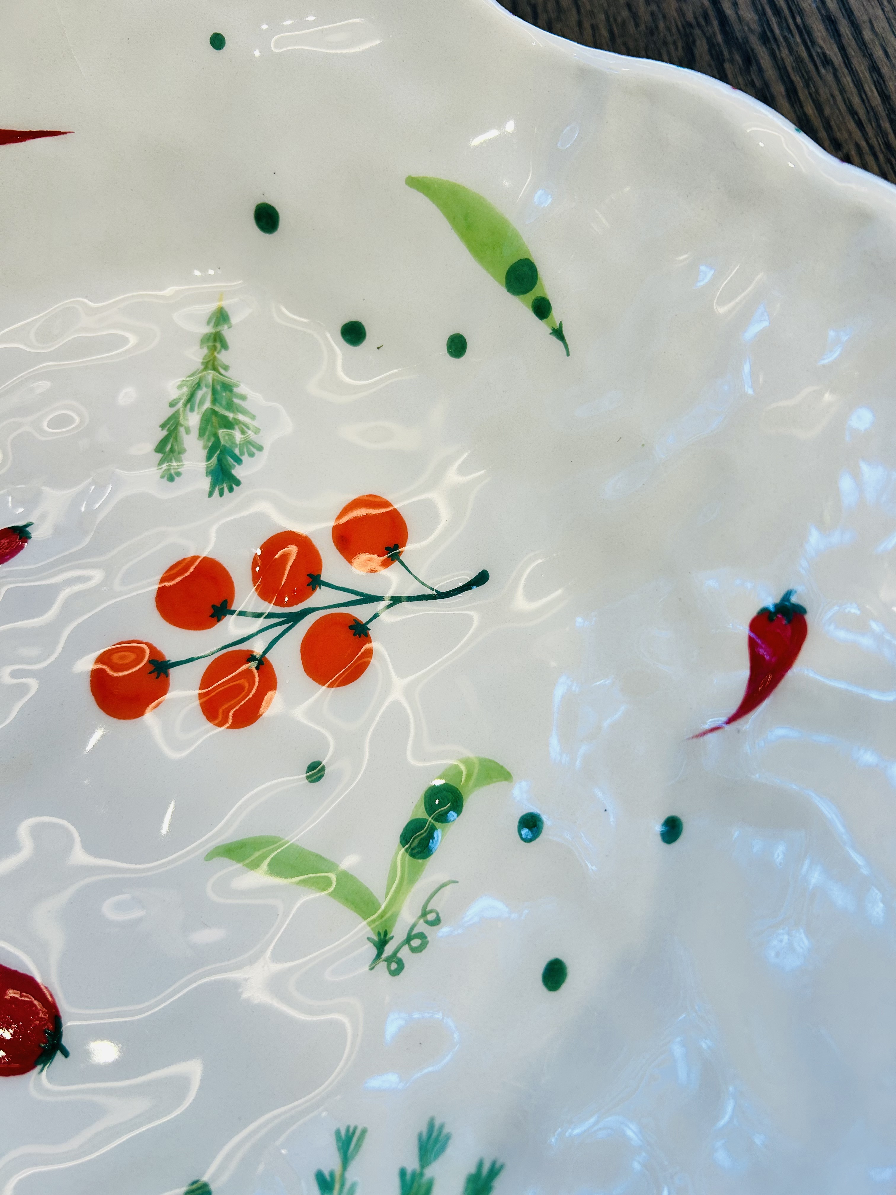 Salotų dubuo Daržo gėrybės