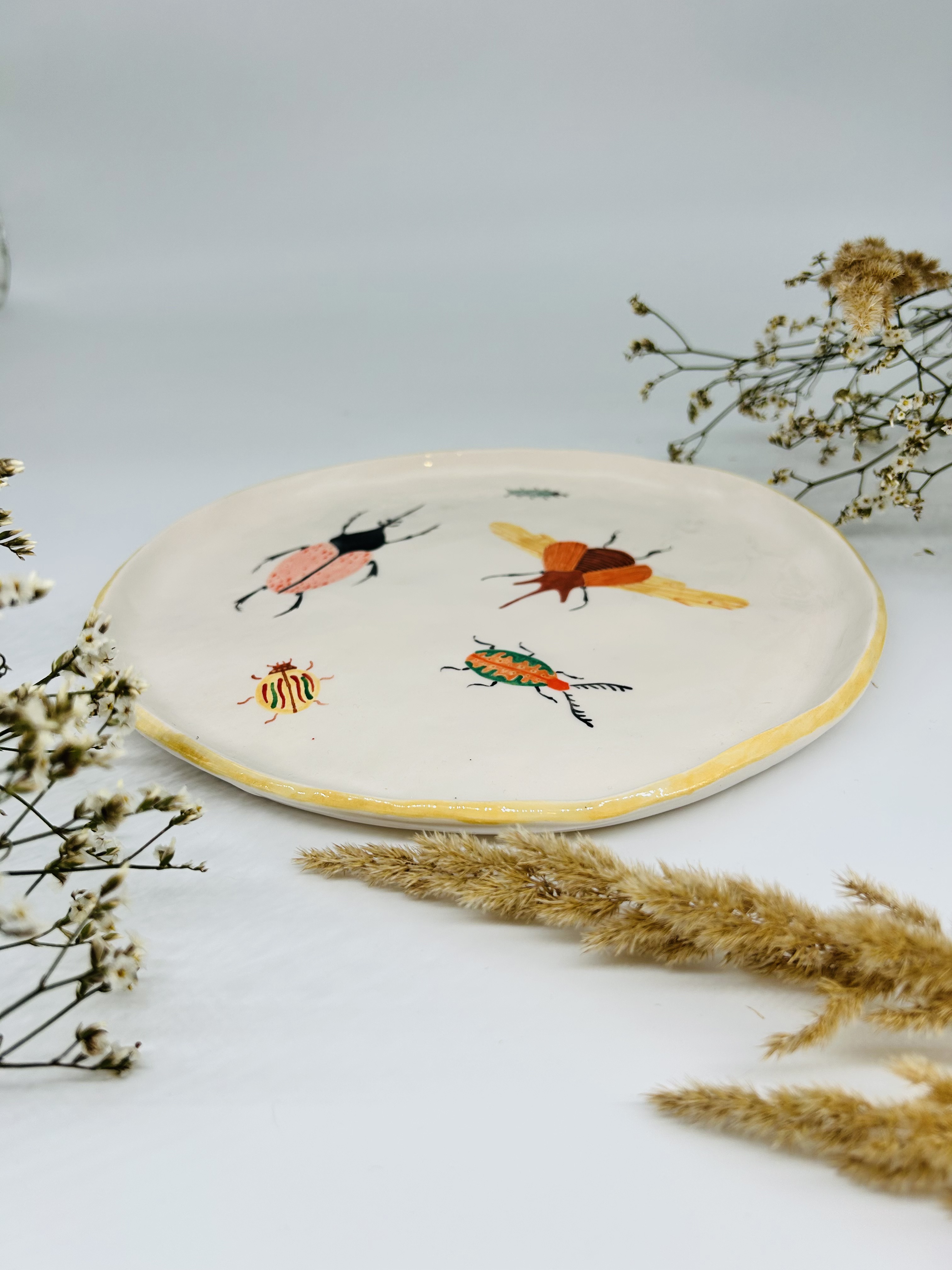 Lėkštė Spalvoti vabalai