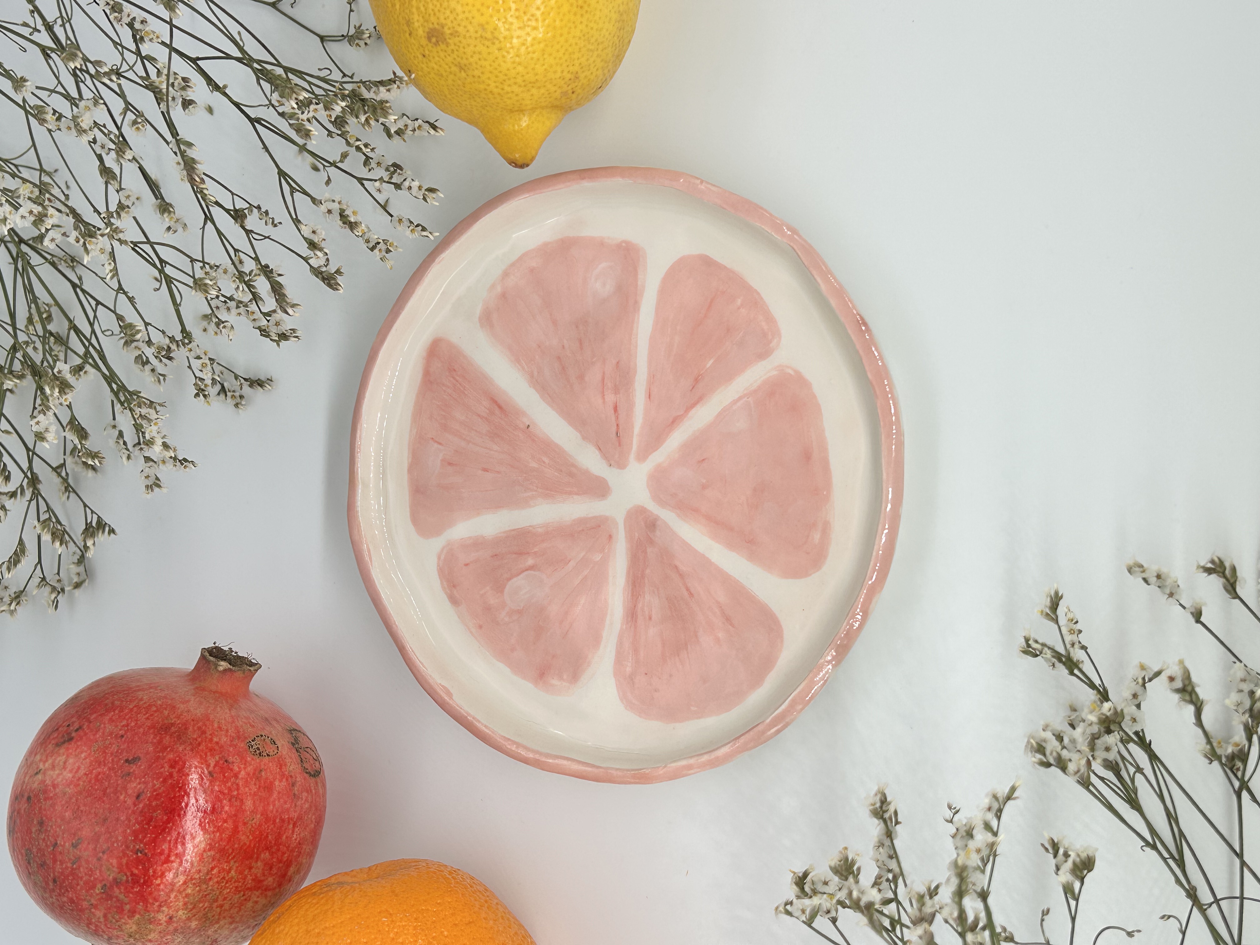 Lėkštė Greipfruto griežinėlis