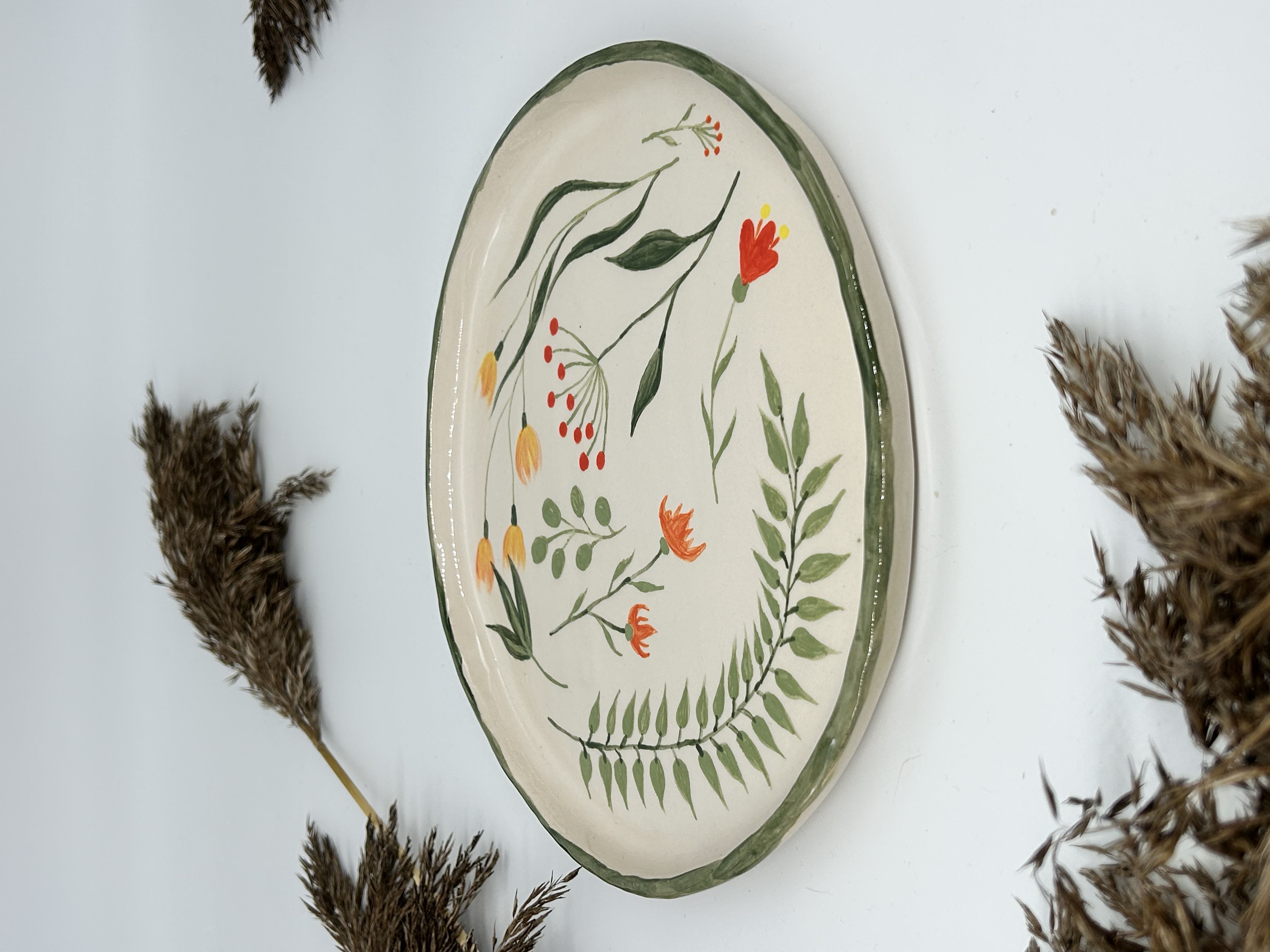 Lėkštė Vėjas pievoje