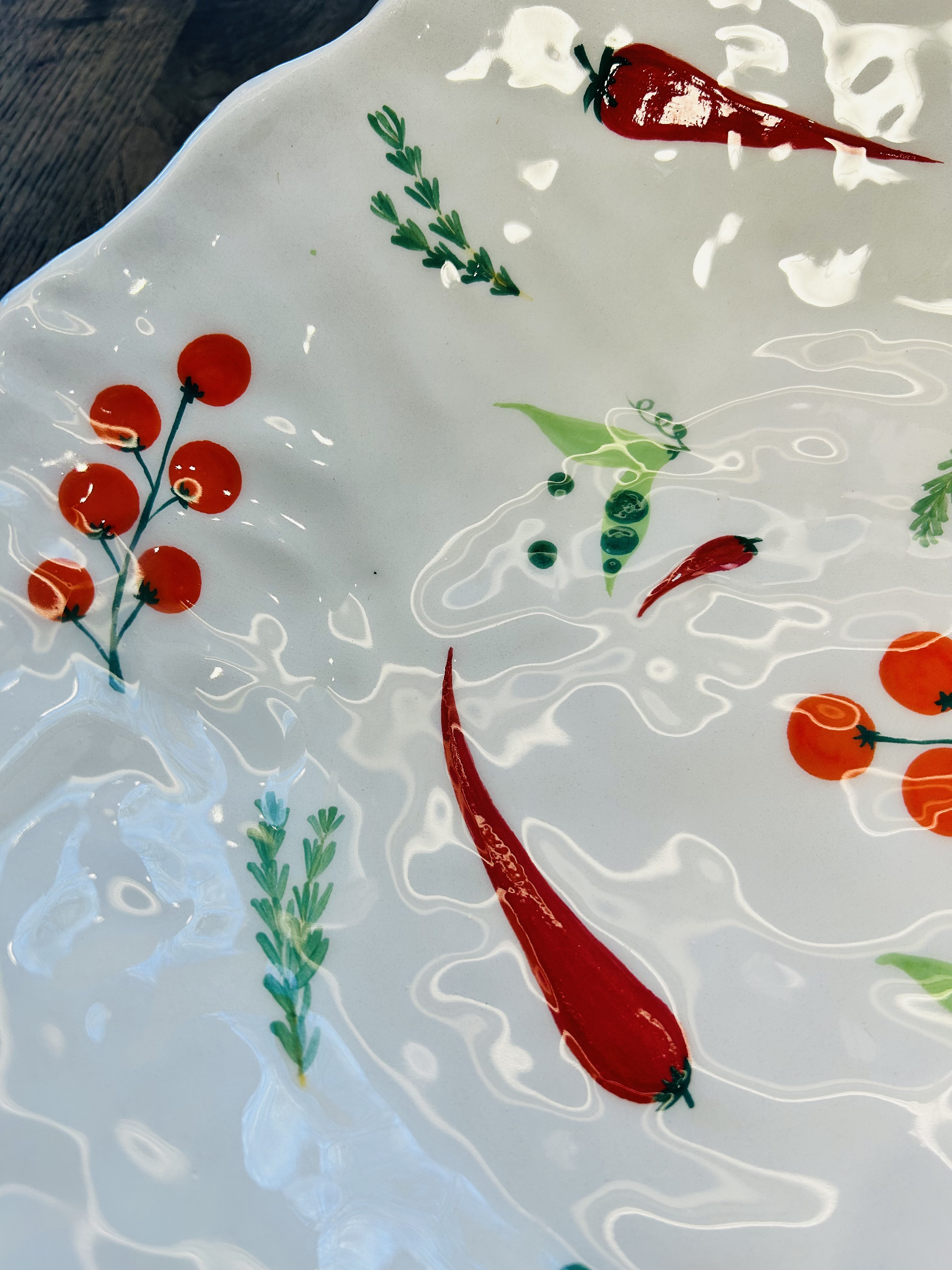 Salotų dubuo Daržo gėrybės