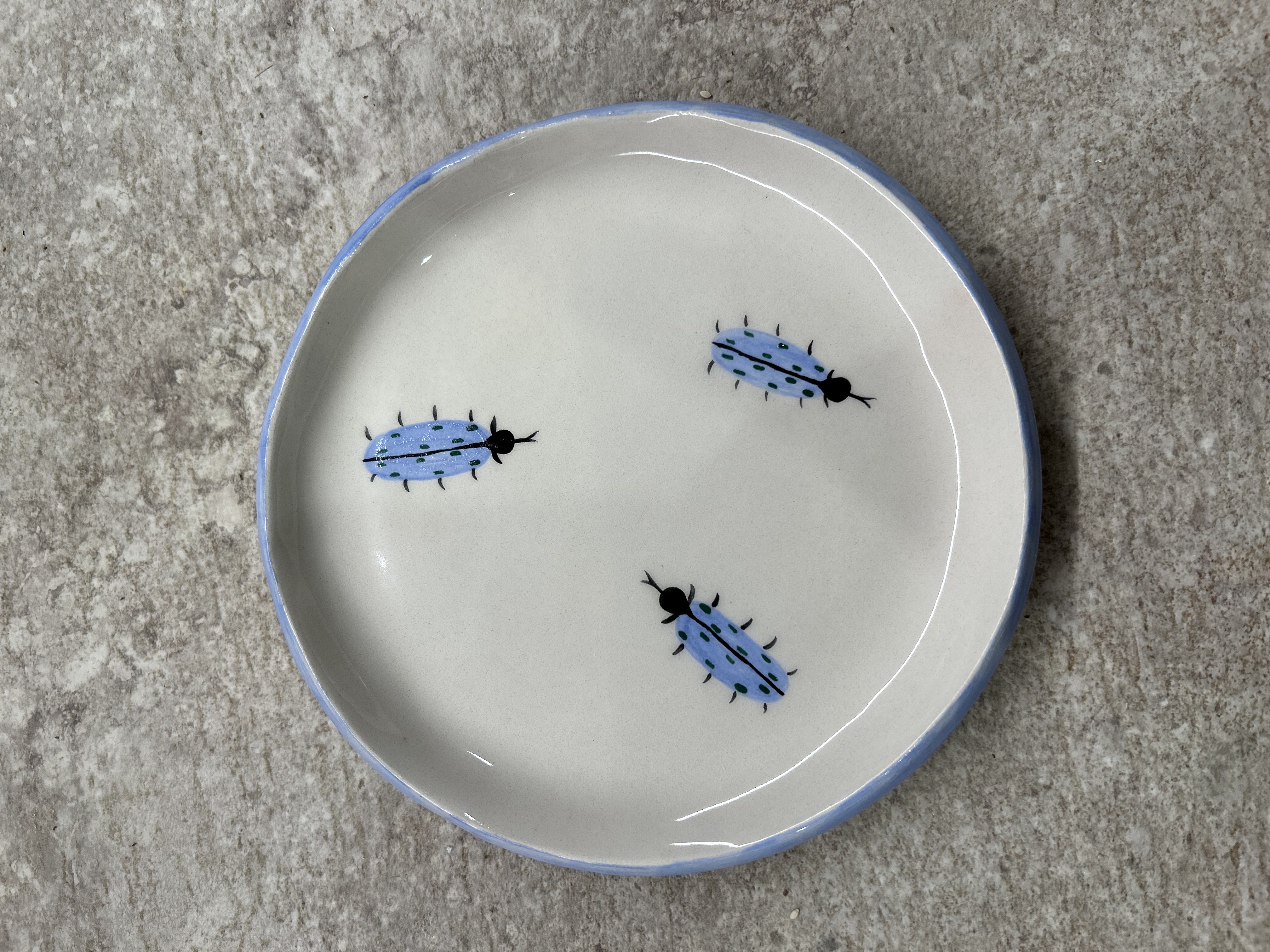 Lėkštė Spalvotas vabaliukas