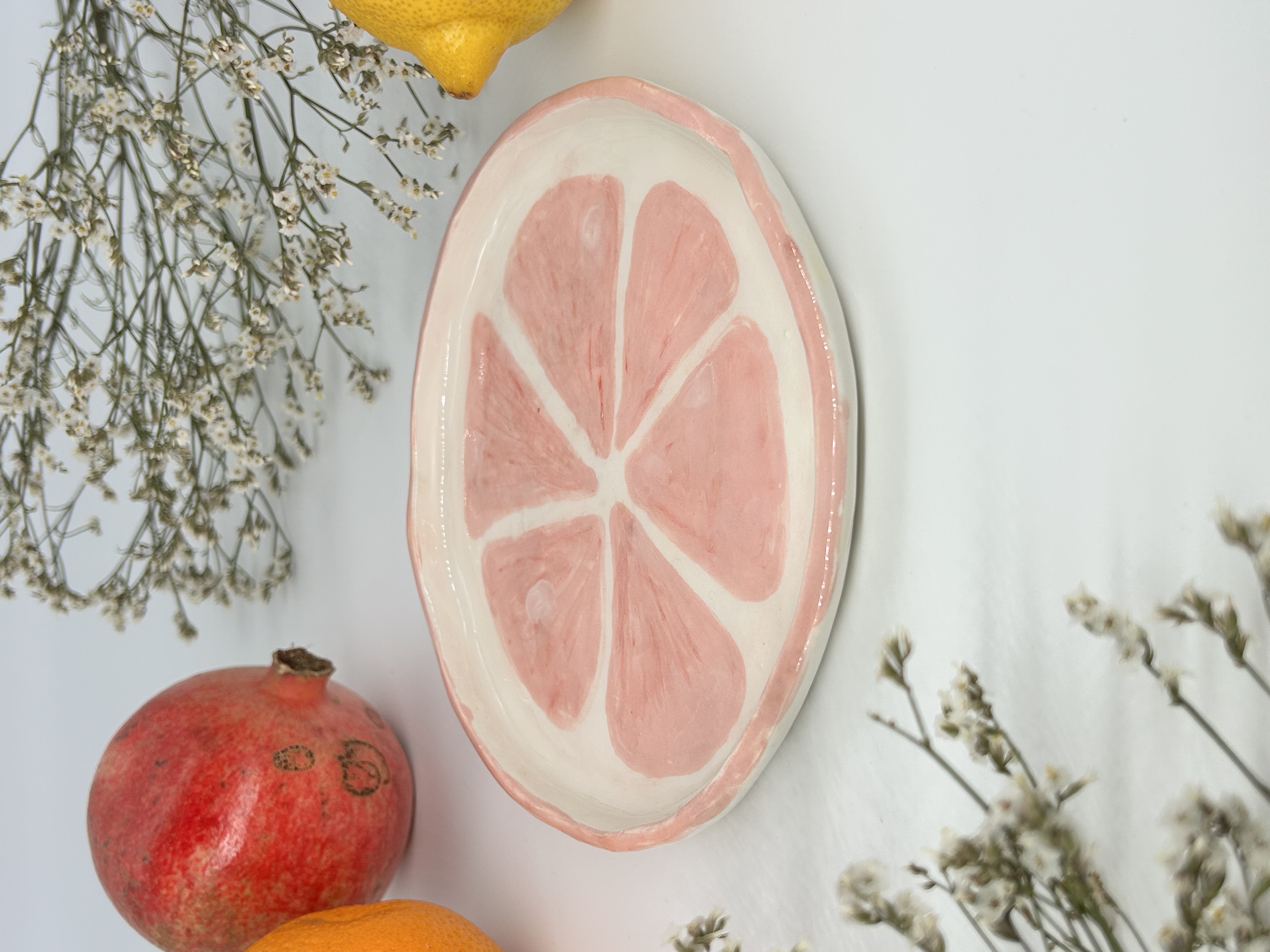 Lėkštė Greipfruto griežinėlis