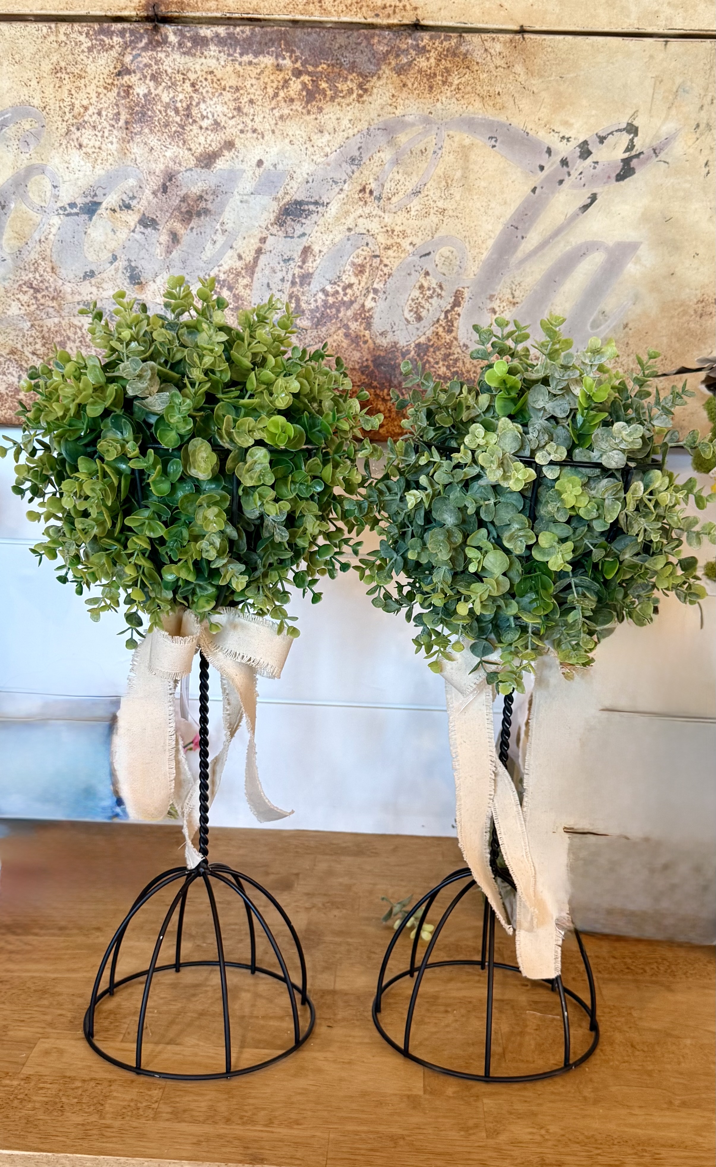 Artificial Topiary Plant Set