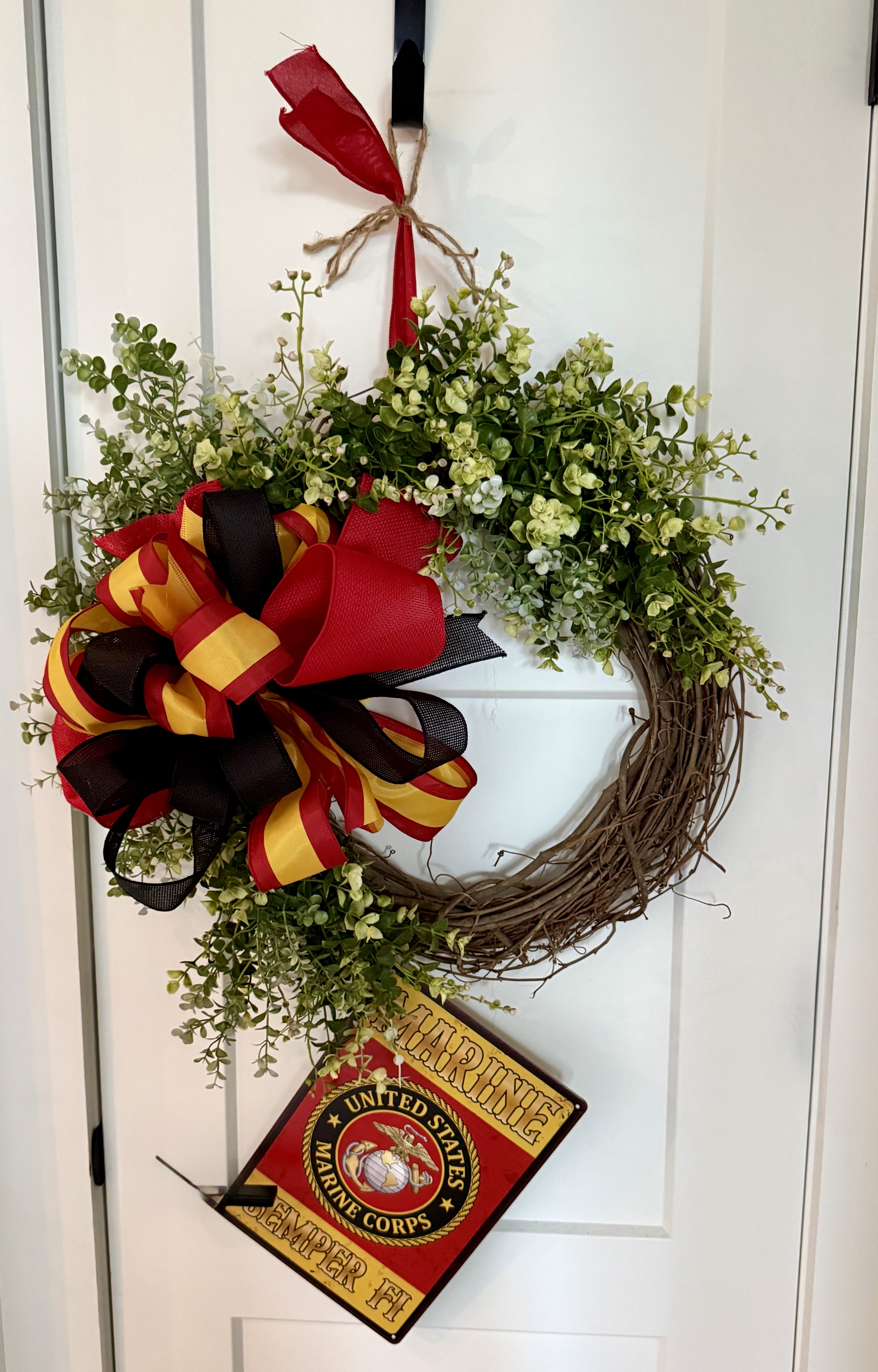 Marine Family Door Wreath