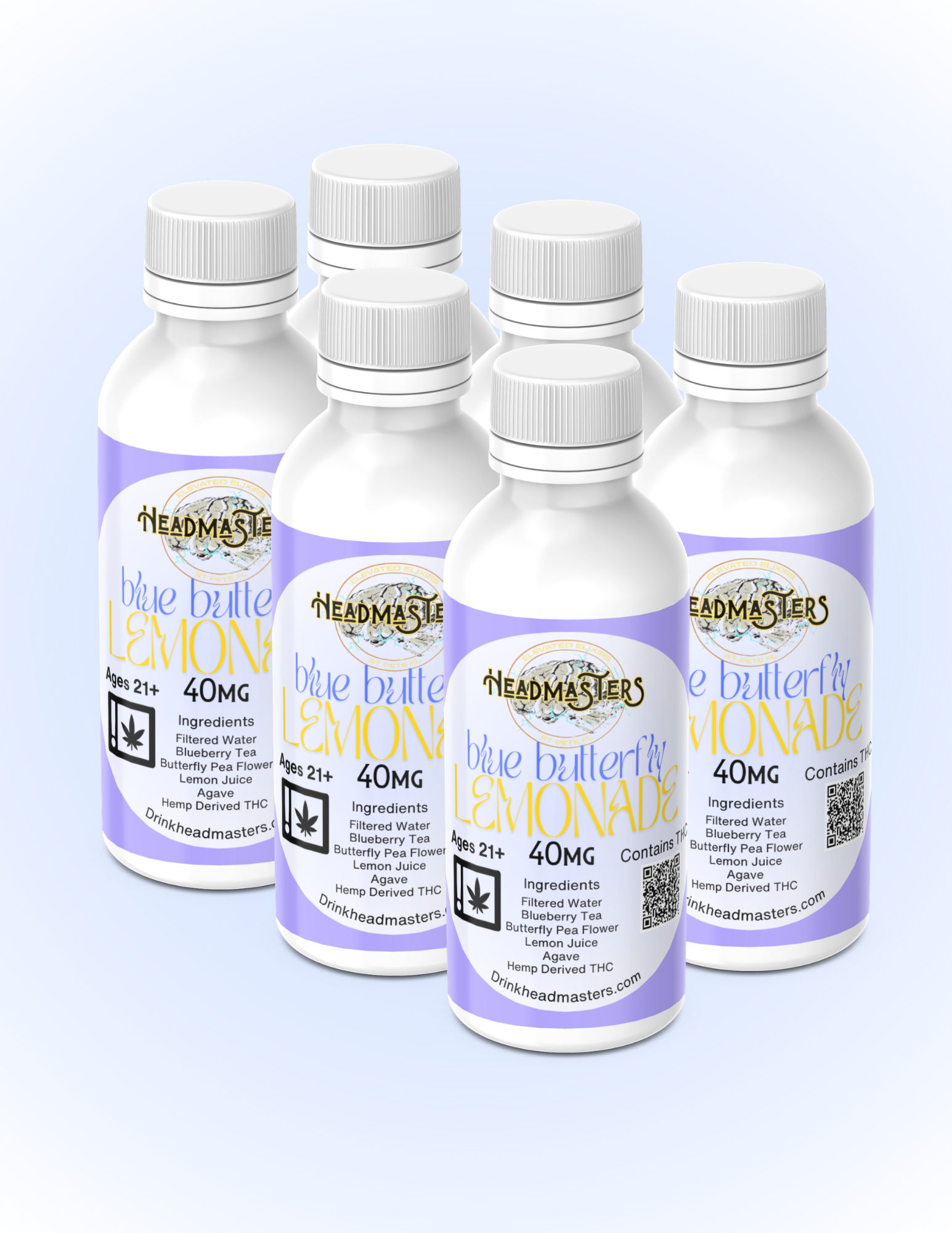 Blue Butterfly THC Lemonade 6-pack