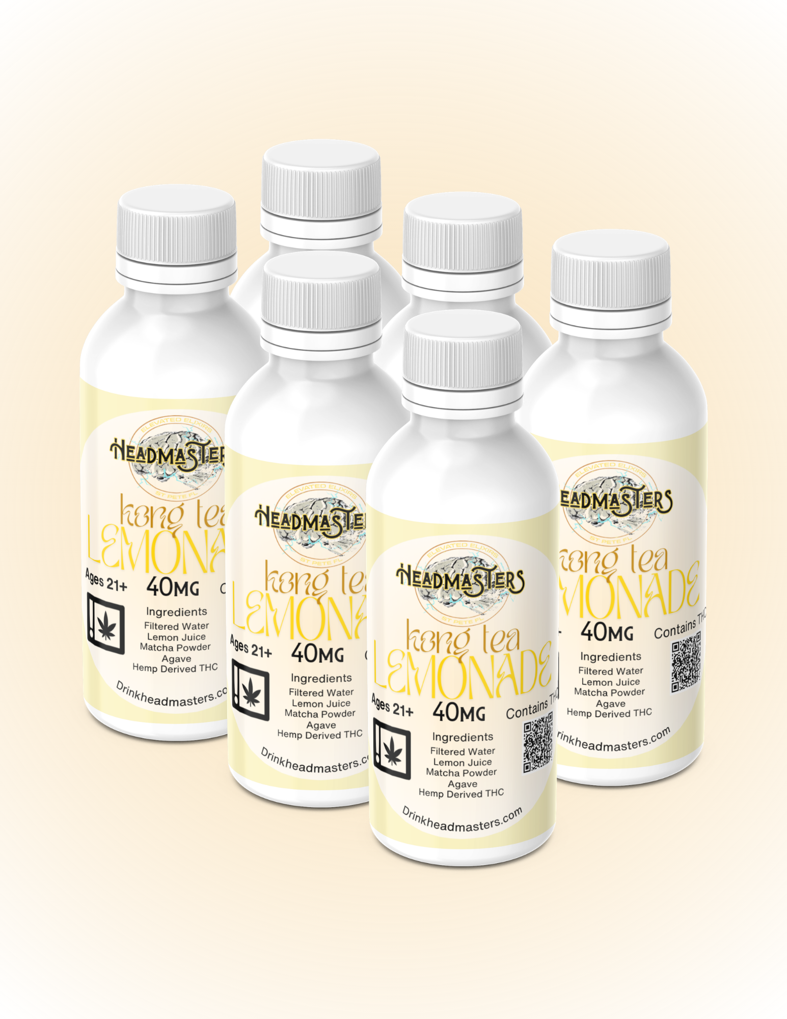 Headmasters Kong Tea THC Lemonade 6-pack