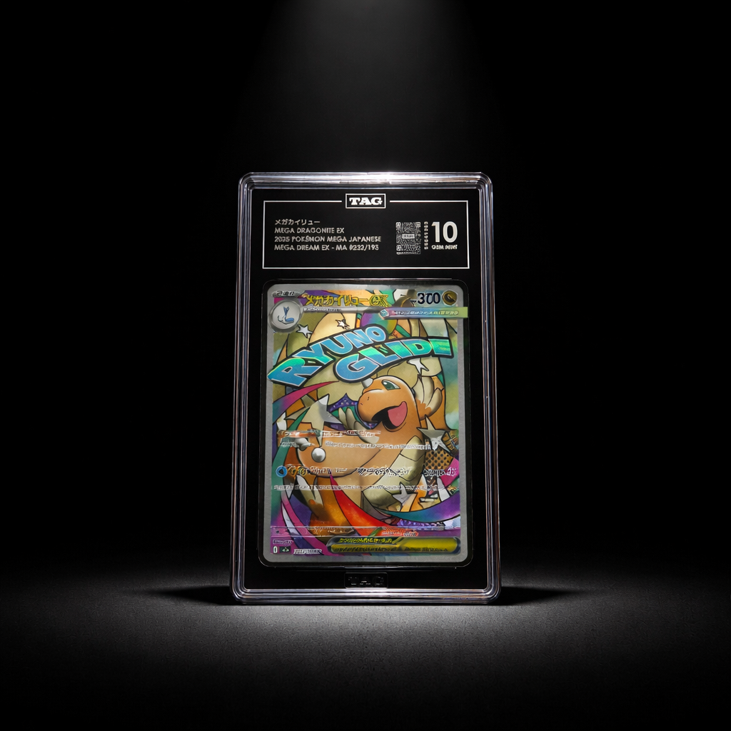 2025 Mega Dragonite EX JAPANESE Mega Dreams EX TAG  Graded 10 gem mint 